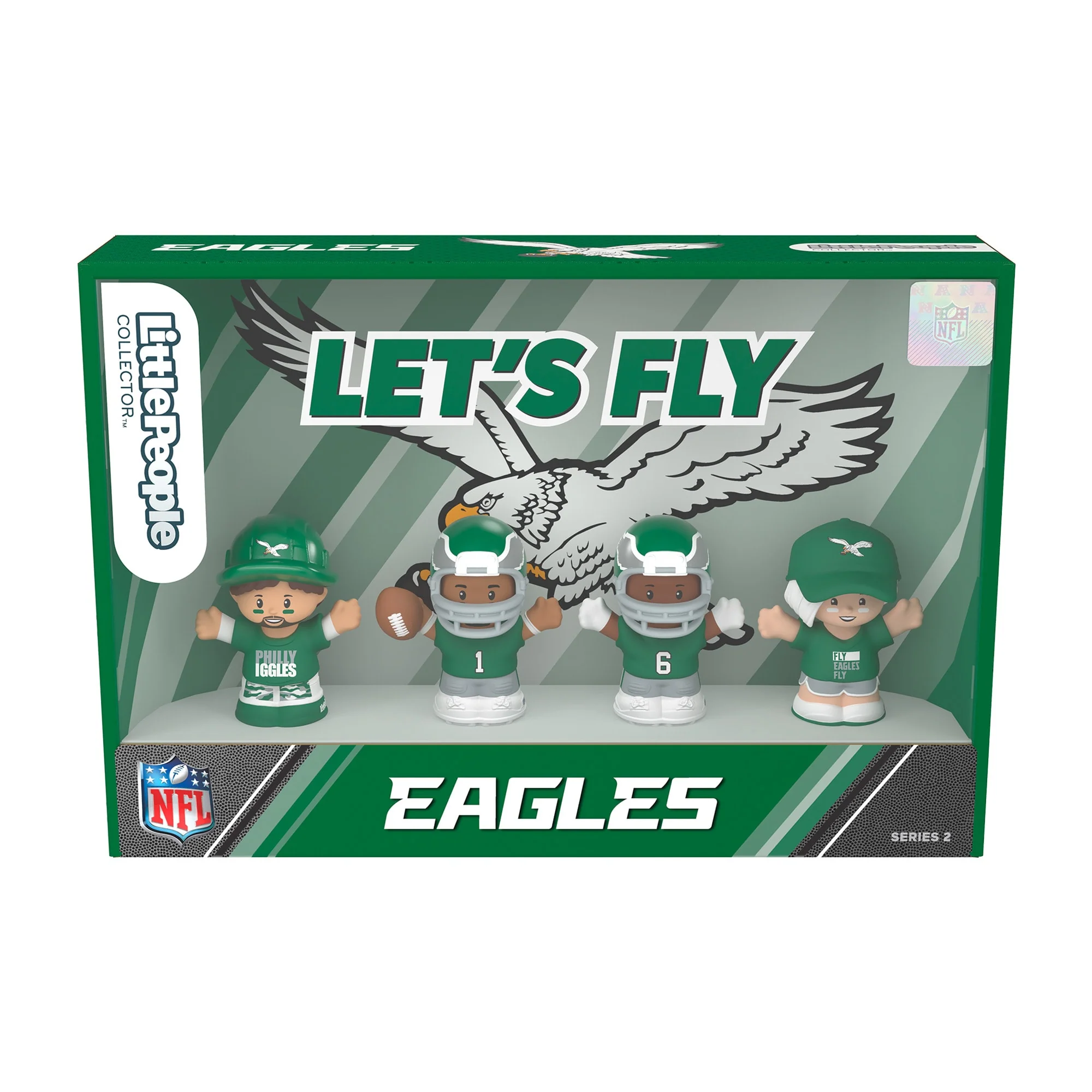 Mattel Creations Little People Collector Philadelphia Eagles Alternate Jersey Figure Set