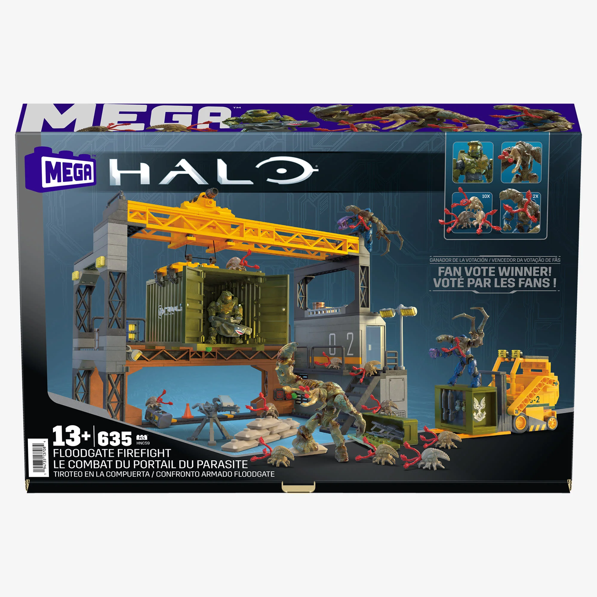 Mattel Creations MEGA Halo Floodgate Firefight Building Toy Kit