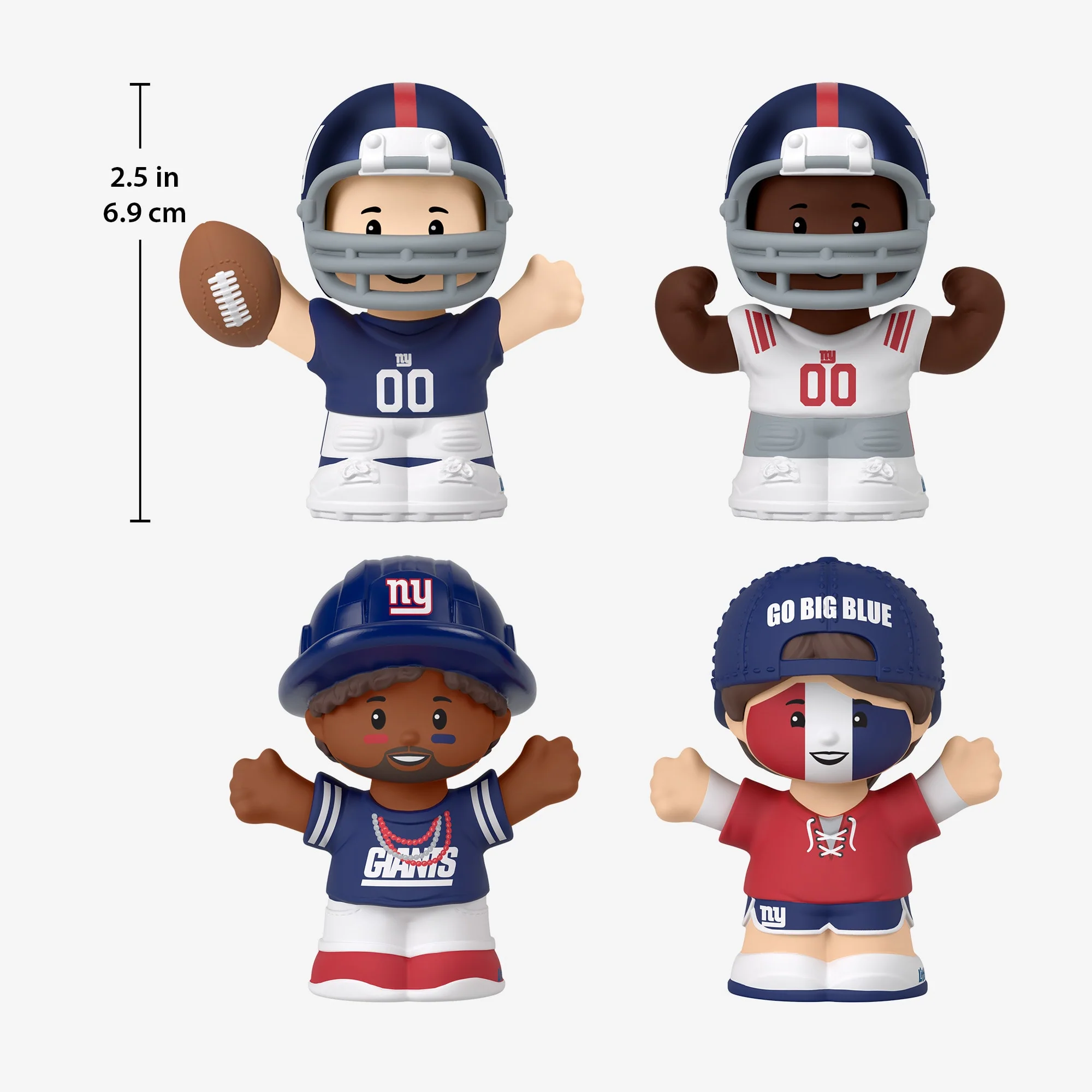 Mattel Creations Little People Collector x NFL New York Giants Set