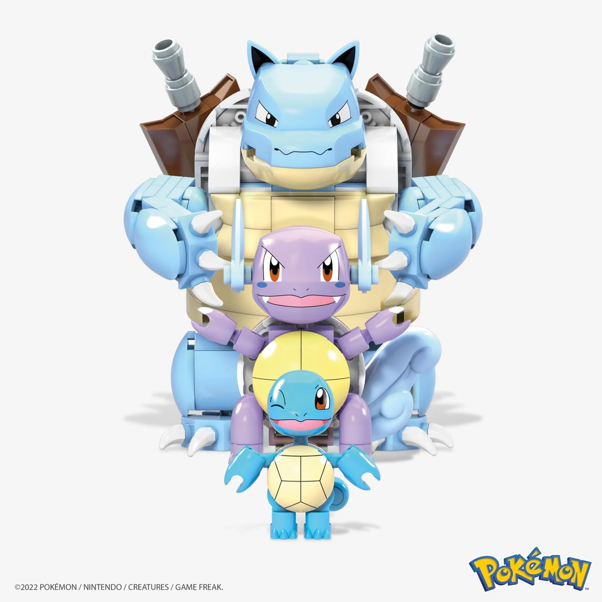 Mattel Creations MEGA Construx Pokemon Squirtle Evolution Construction Set