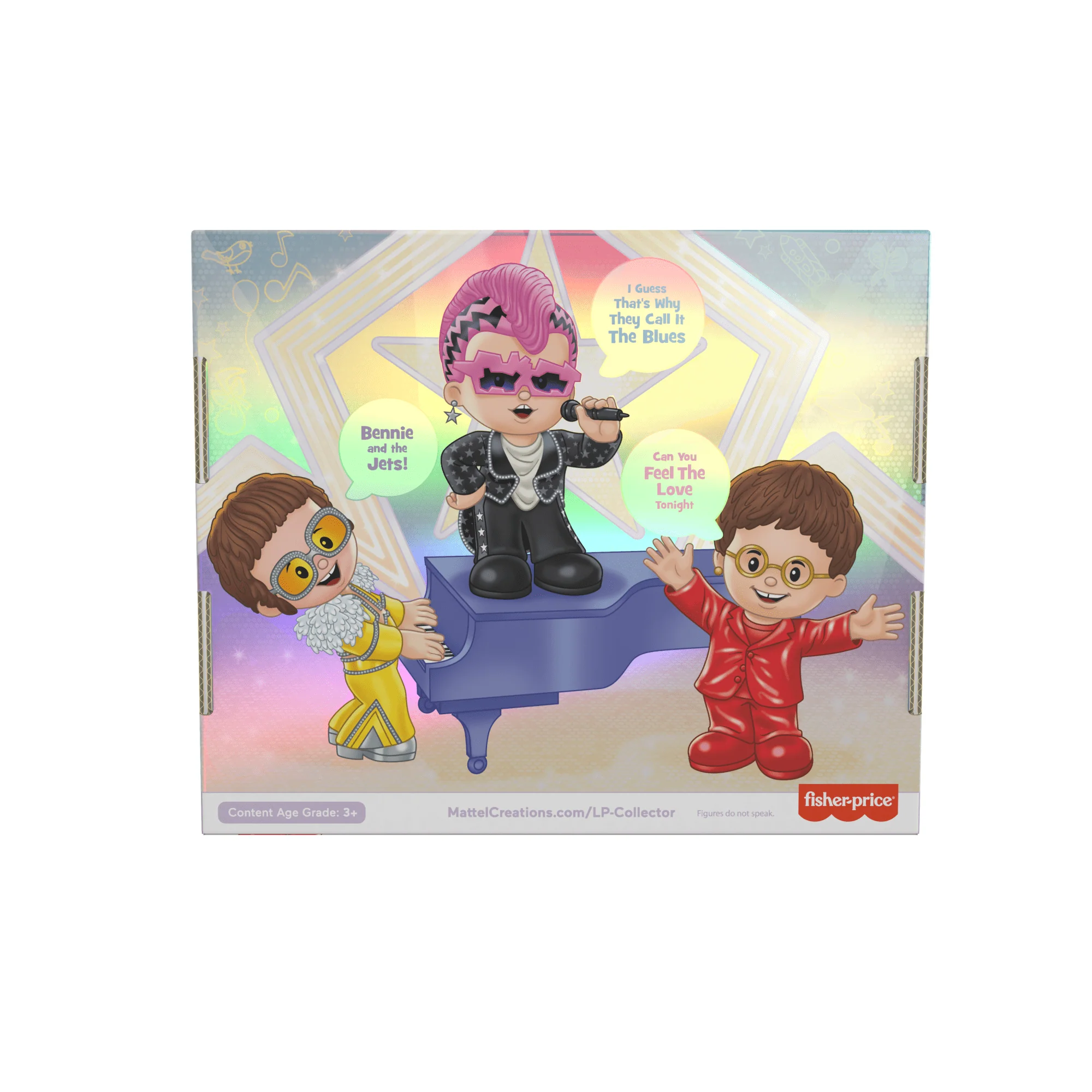 Mattel Creations Little People Collector Elton John Special Edition Set