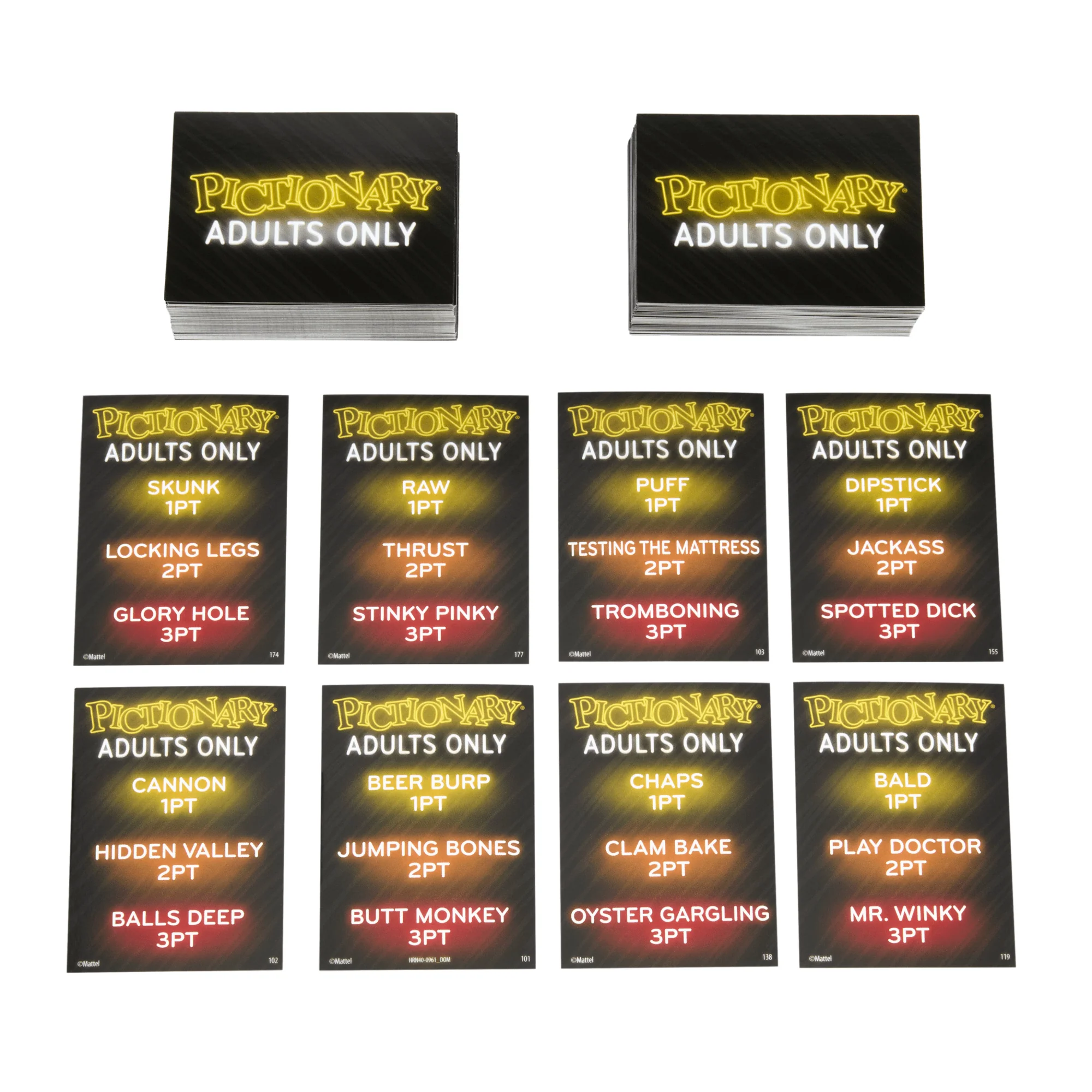 Mattel Creations Pictionary Adults Only Party Game
