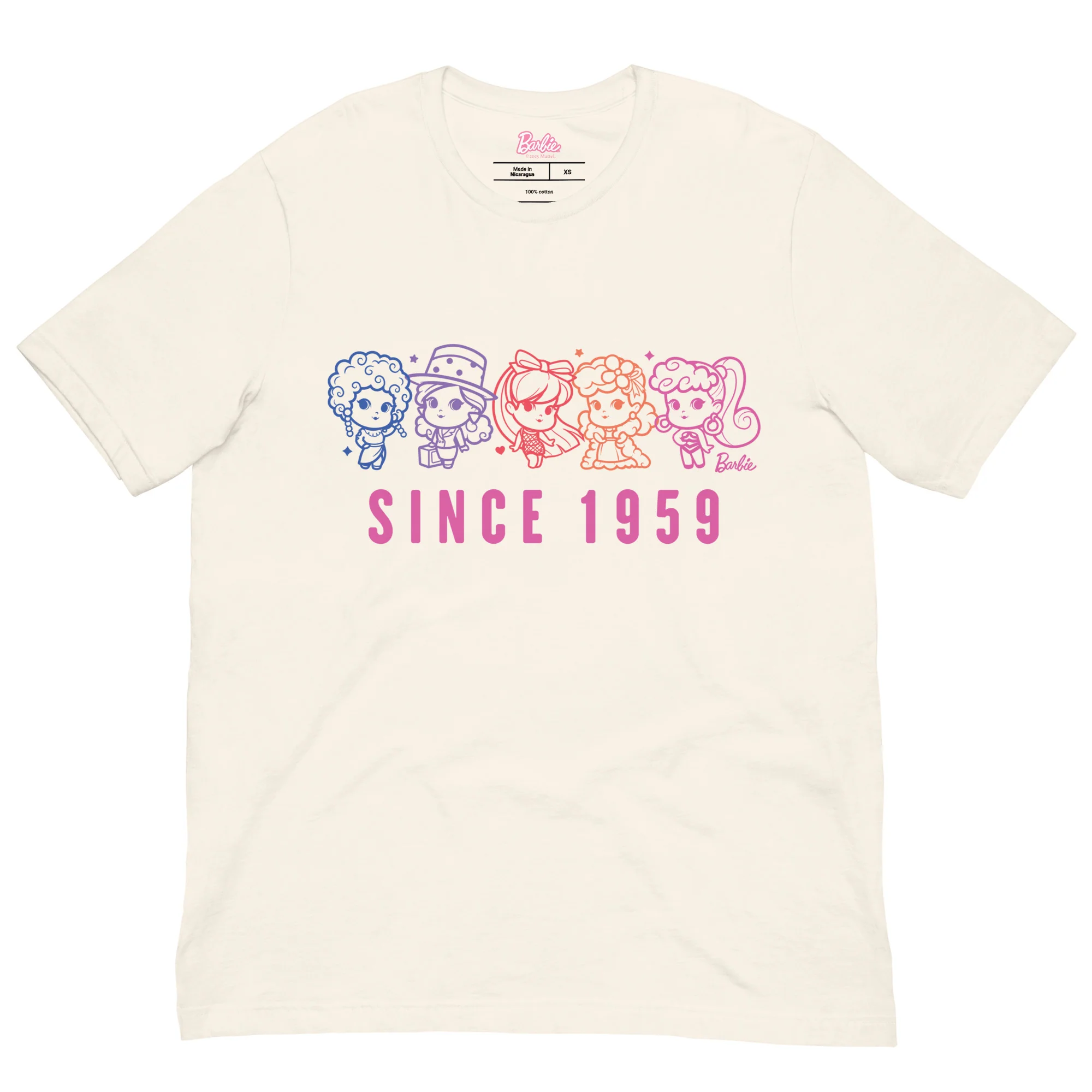 Mattel Creations Barbie 1959 Cutie Cream T-Shirt