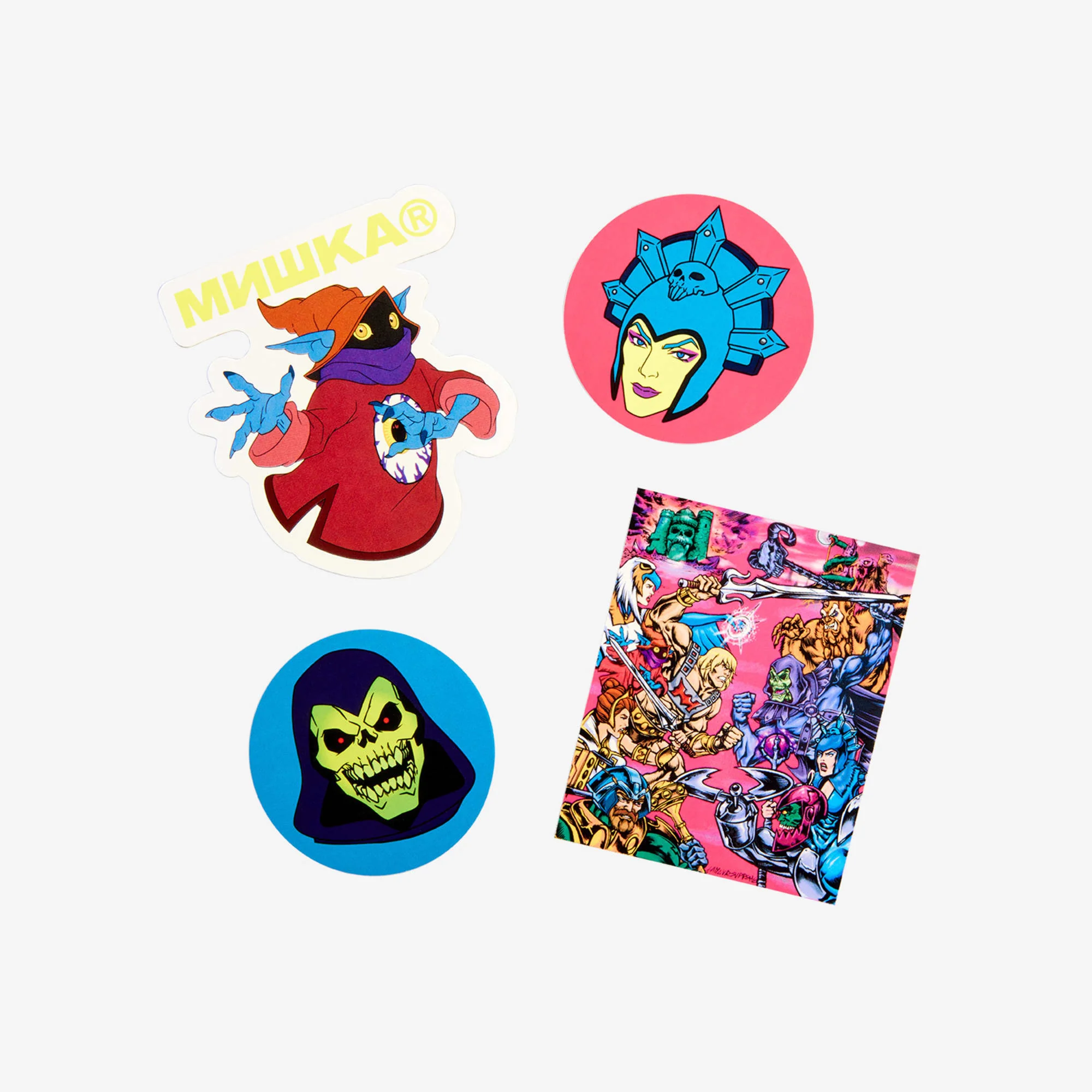 Mattel Creations Mishka x MOTU Sticker Pack