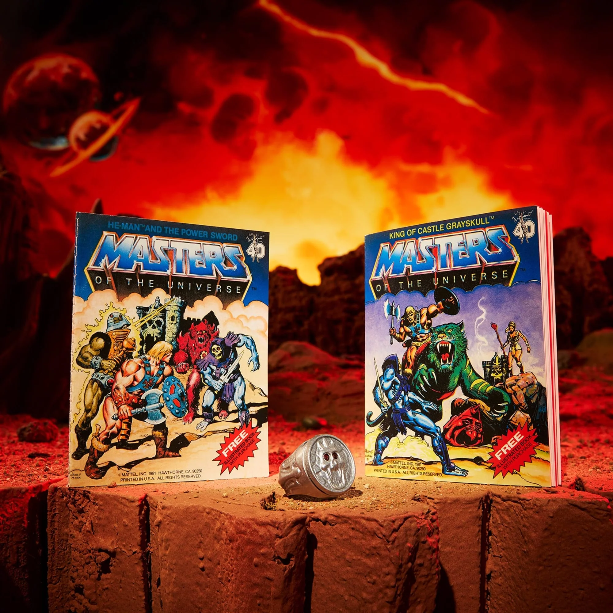 Mattel Creations Masters of the Universe Masterverse He-Man vs Skeletor 40th Anniversary
