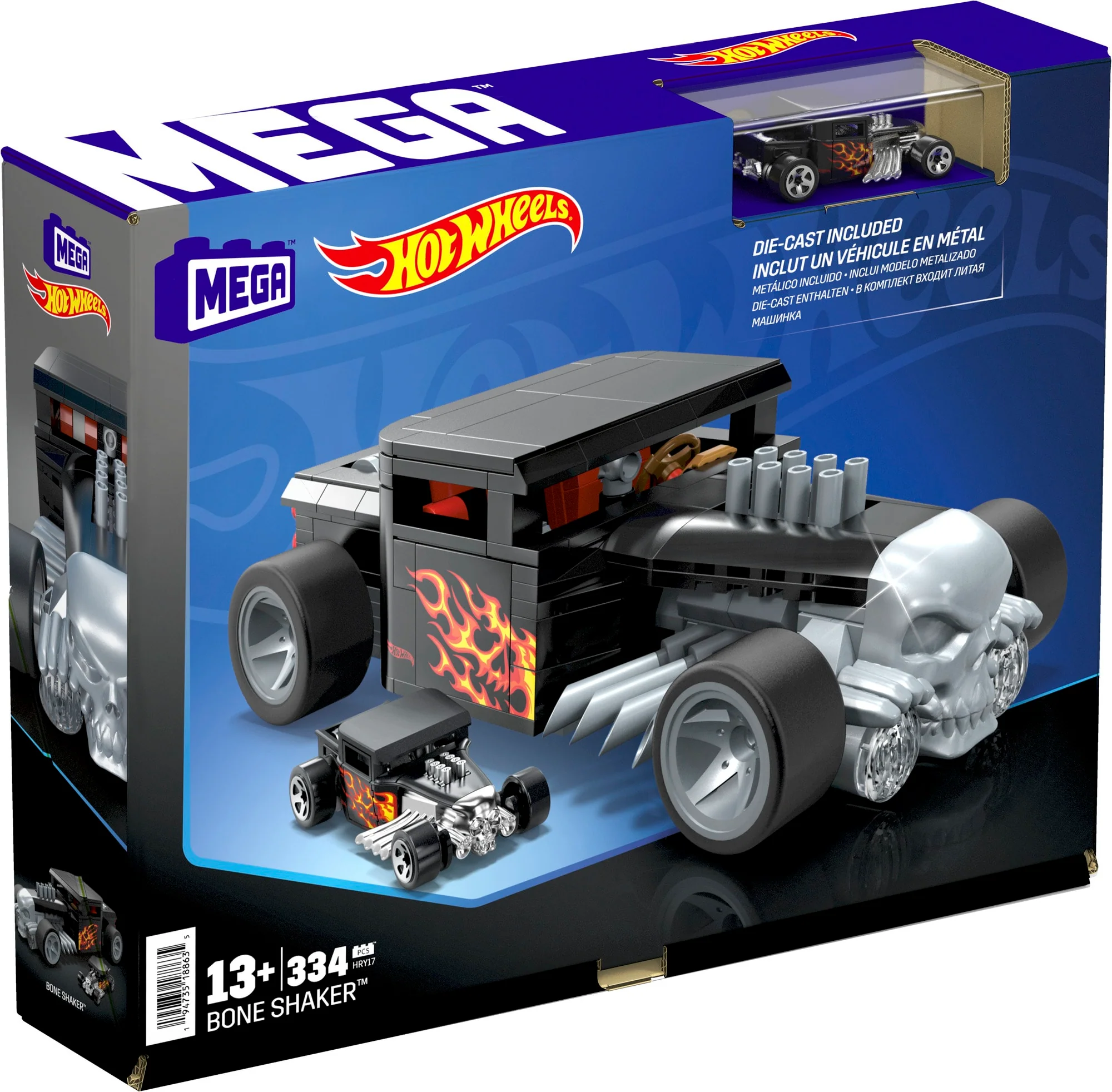 Mattel Creations MEGA Showcase Hot Wheels Bone Shaker Building Set