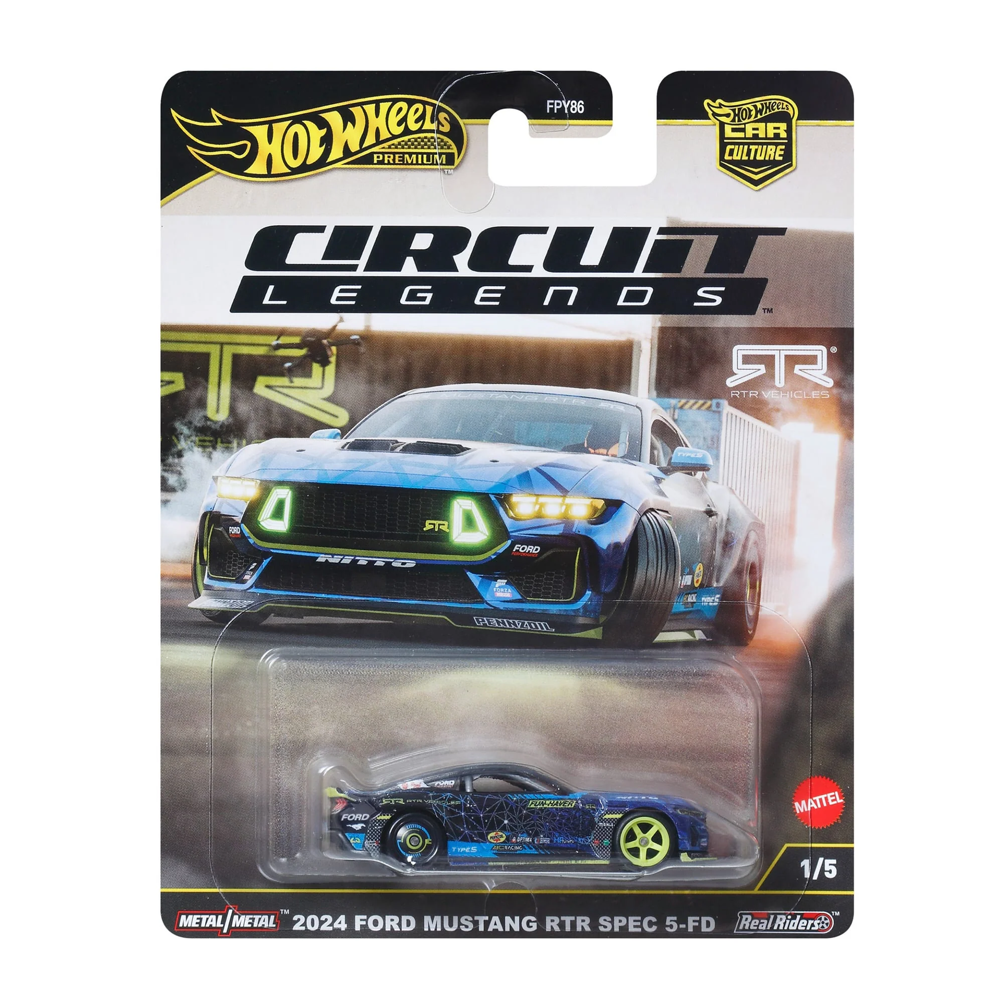Mattel Creations Hot Wheels Premium Car Culture 2024 Mustang RTR Spec 5-FD