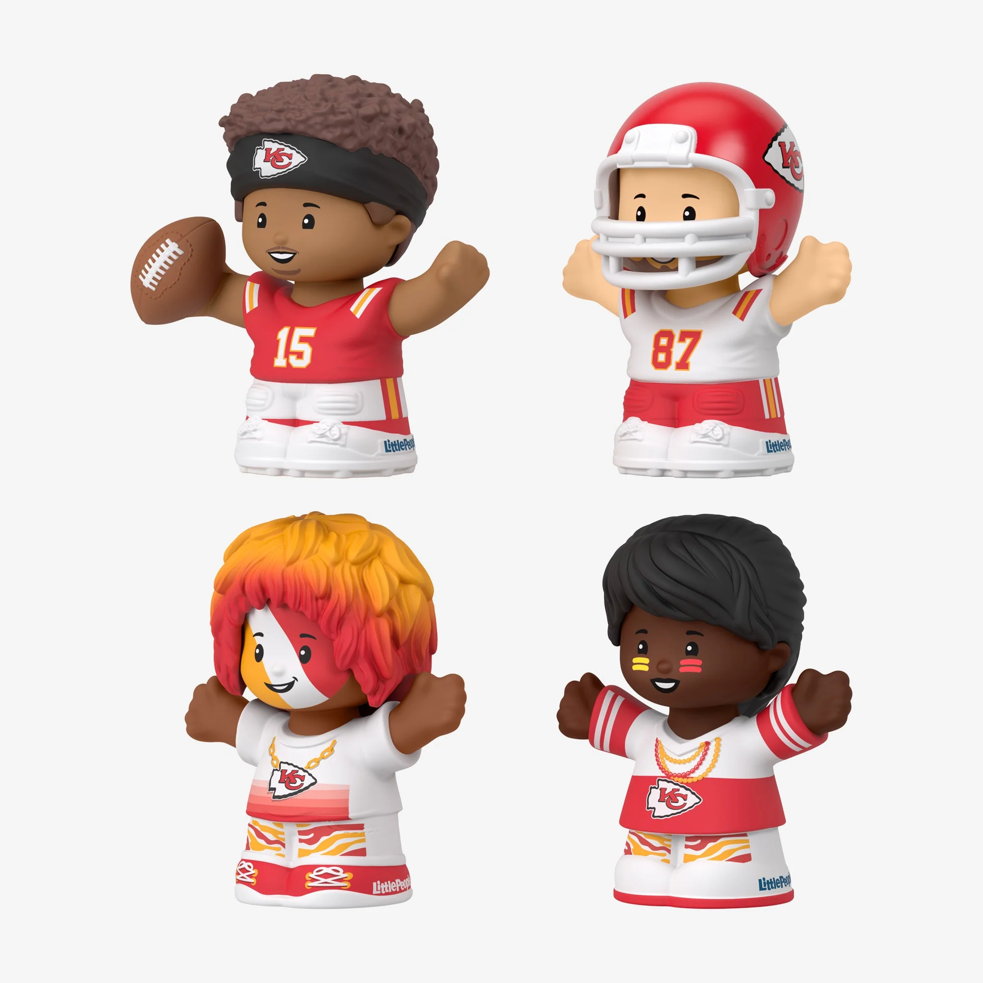 Mattel Creations Little People Collector x NFL Kansas City Chiefs Set