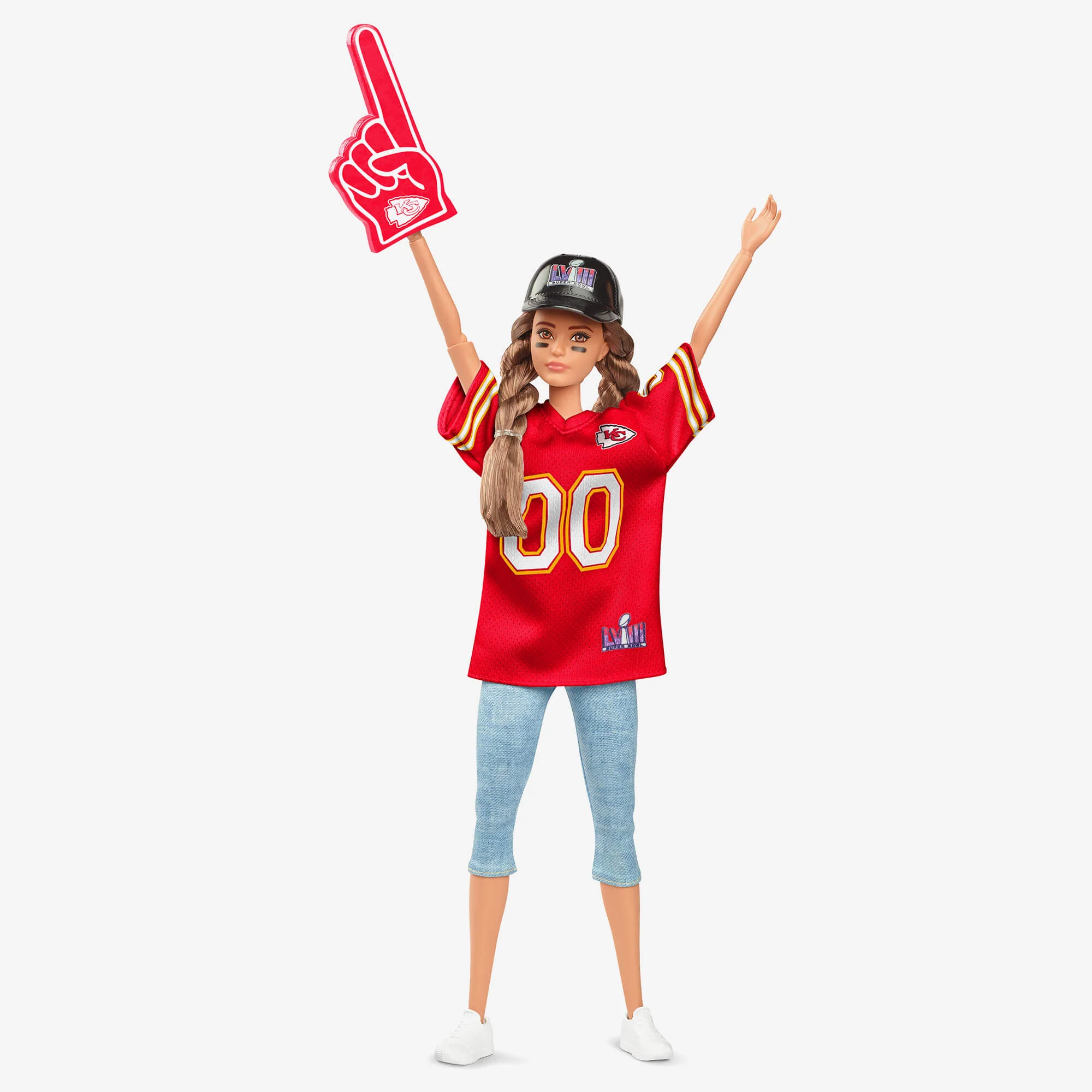 Mattel Creations Barbie NFL Super Bowl LVIII Champion Doll Kansas City Chiefs