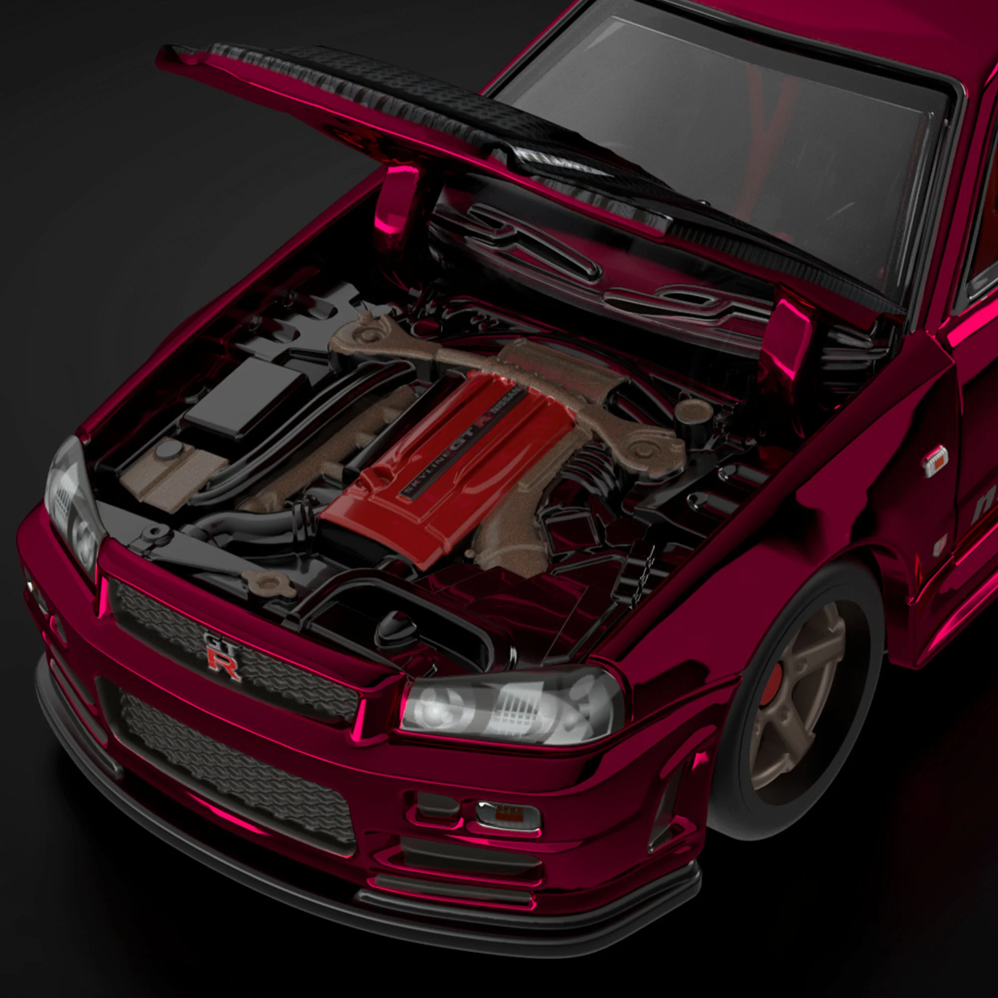 Mattel Creations RLC Exclusive sELECTIONs Nissan Skyline GT-R (BNR34)