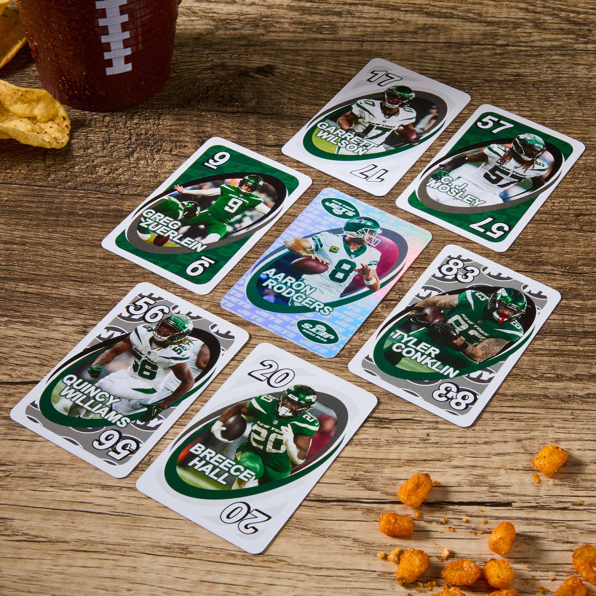 Mattel Creations UNO Fandom NFL New York Jets Game Deck