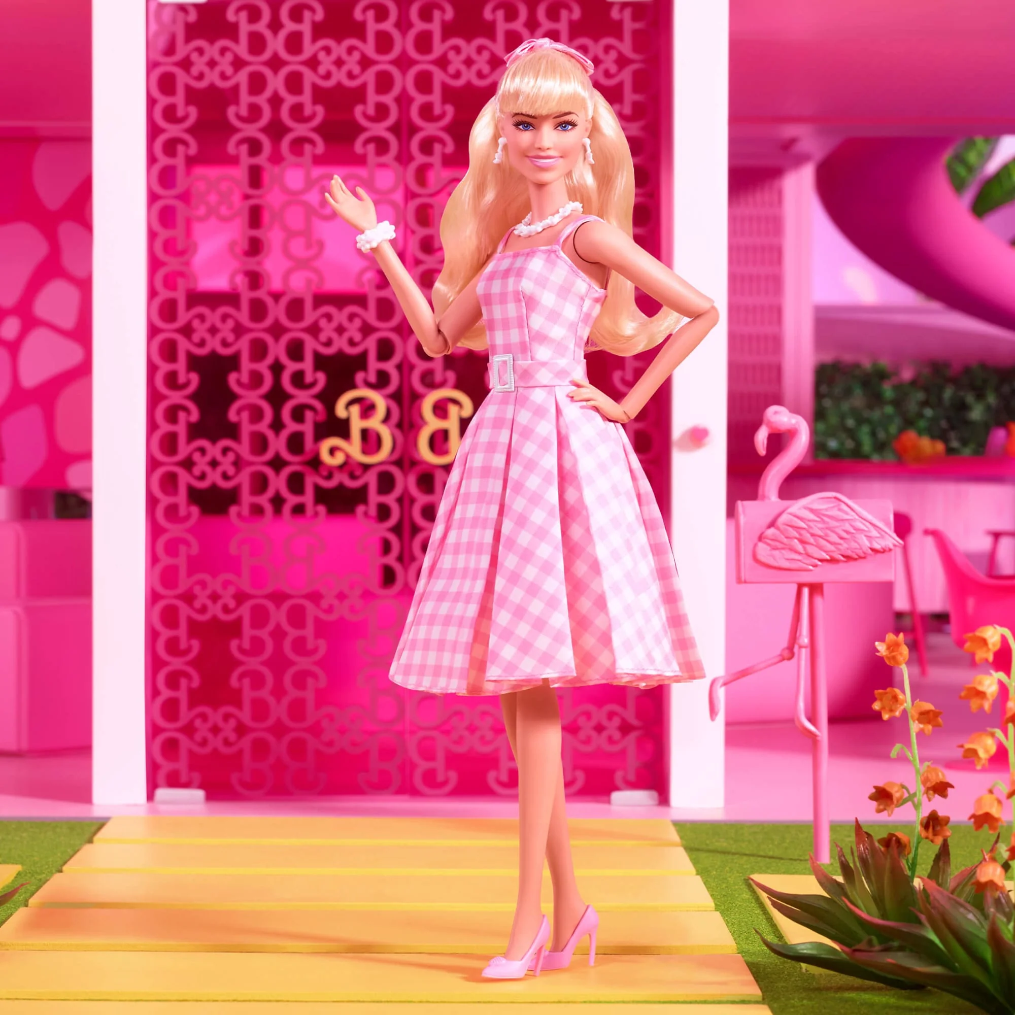 Mattel Creations Barbie in Pink Gingham Dress – Barbie The Movie