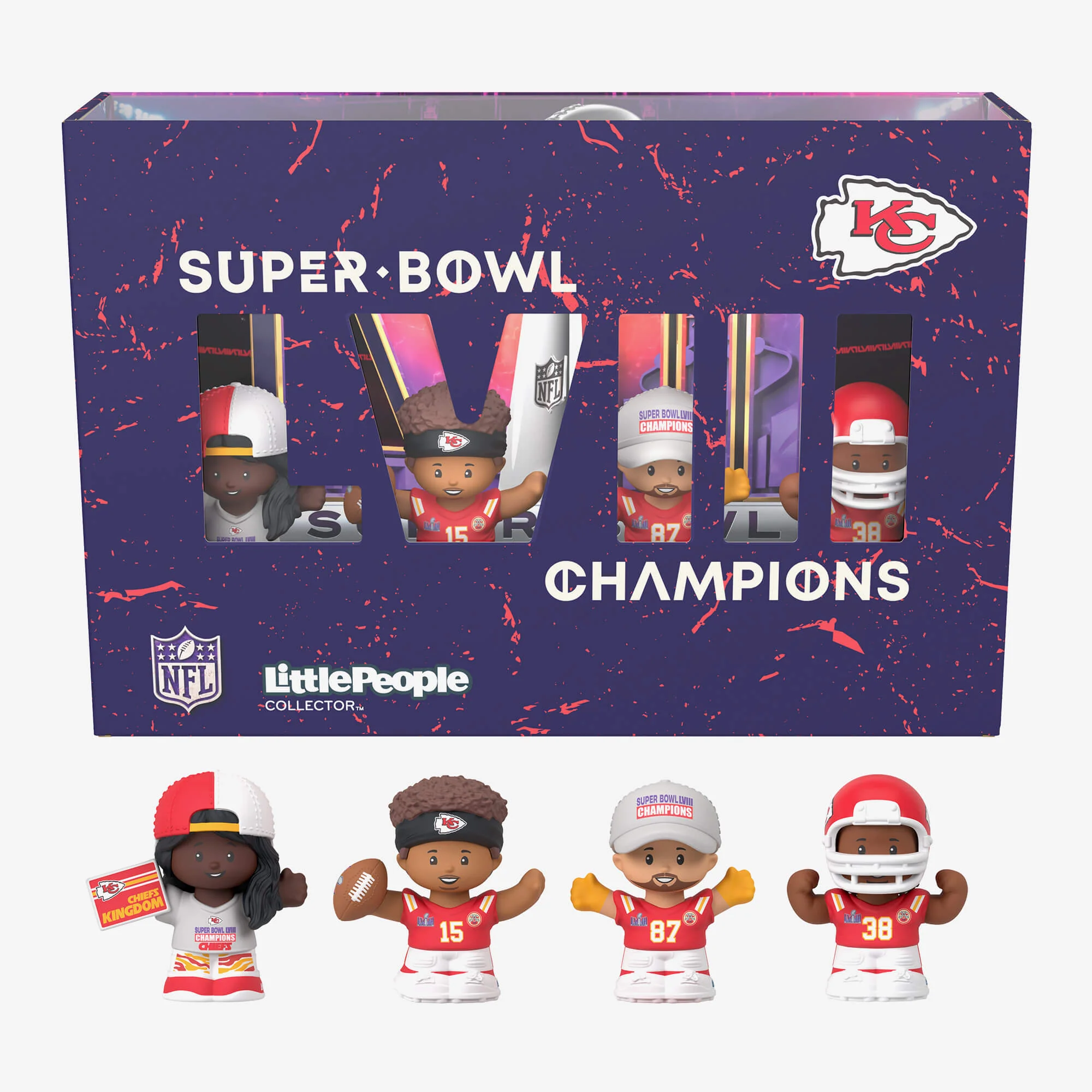 Mattel Creations Little People Collector Super Bowl LVIII Champions Set