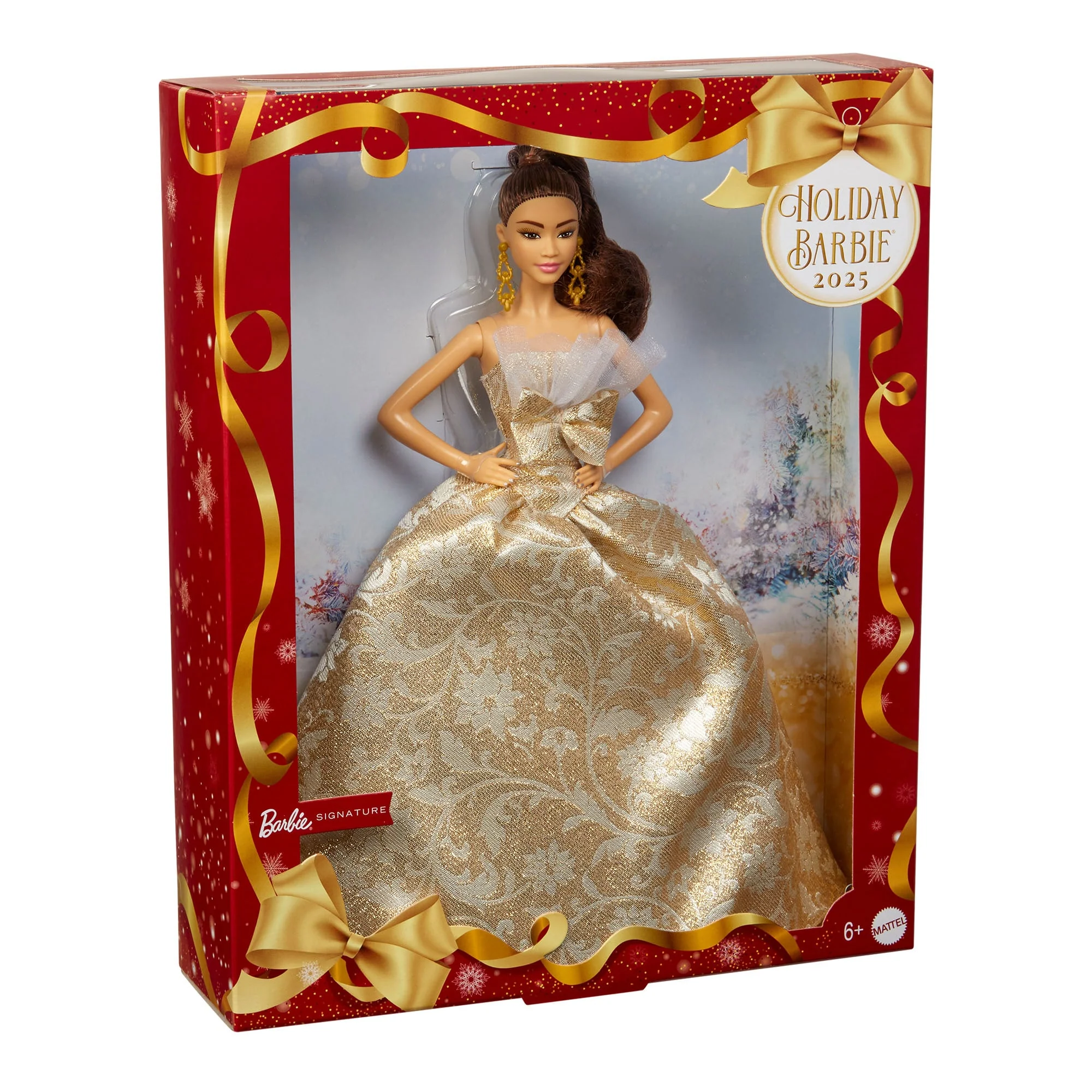 Mattel Creations 2025 Holiday Barbie Doll 2