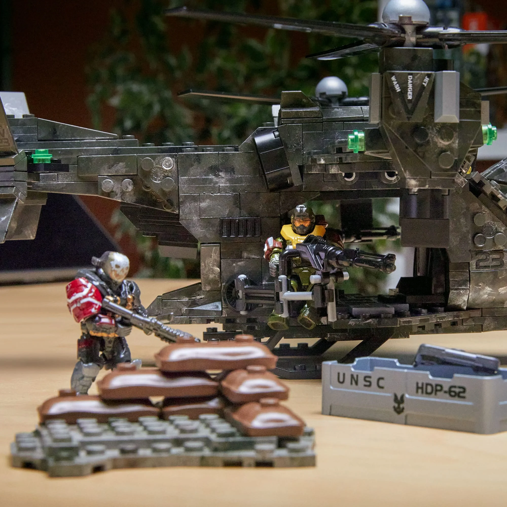Mattel Creations MEGA Halo UNSC Falcon Sweep Building Toy Kit