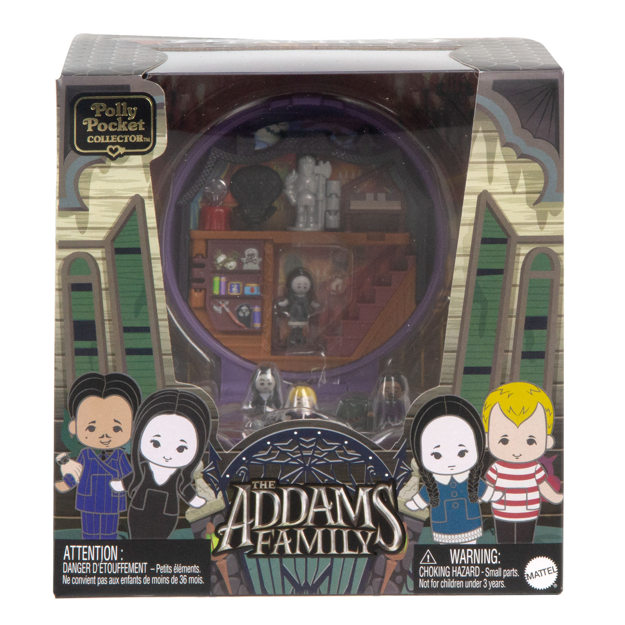 Mattel Creations Polly Pocket Collector The Addams Family Compact