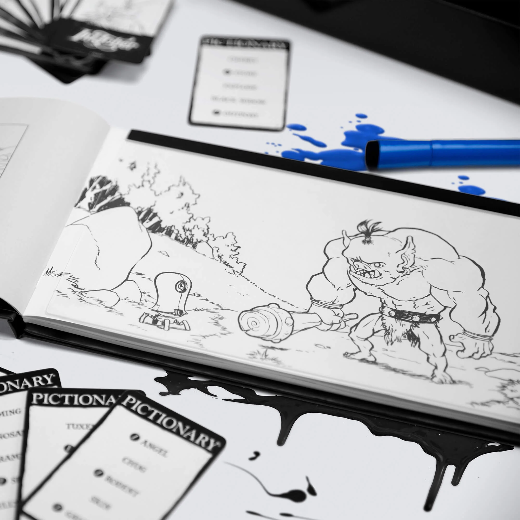 Mattel Creations Pictionary Sketchbook x Inktober