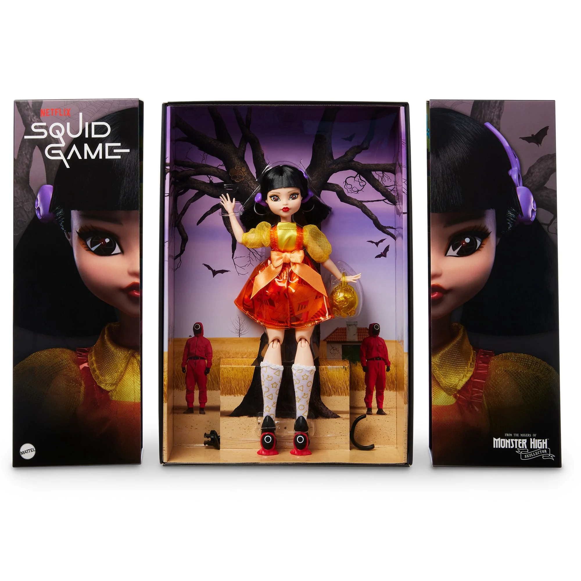 Mattel Creations Monster High Skullector Squid Game Young-Hee Doll