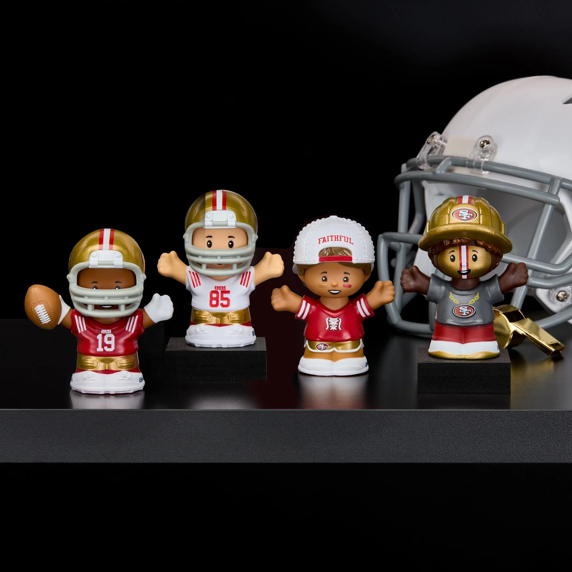 Mattel Creations Little People Collector x NFL San Francisco 49ers Set