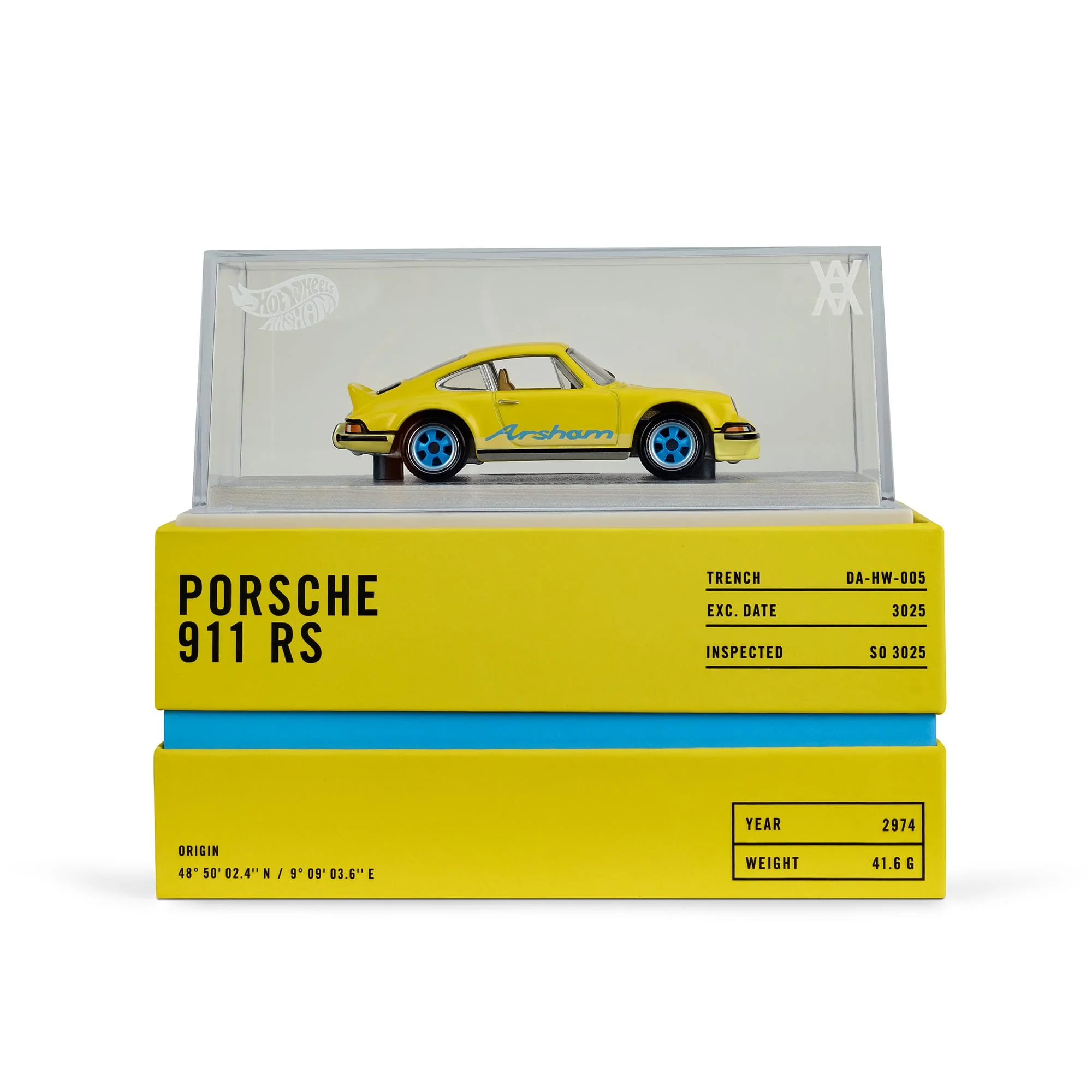 Mattel Creations Hot Wheels x Daniel Arsham 1973 Porsche 911 RSA