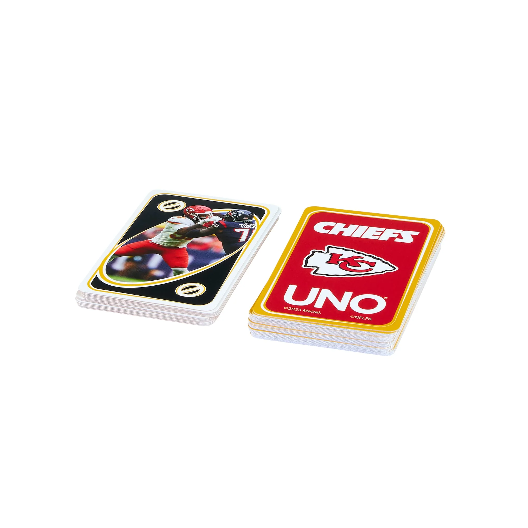 Mattel Creations UNO Fandom NFL Kansas City Chiefs Game Deck