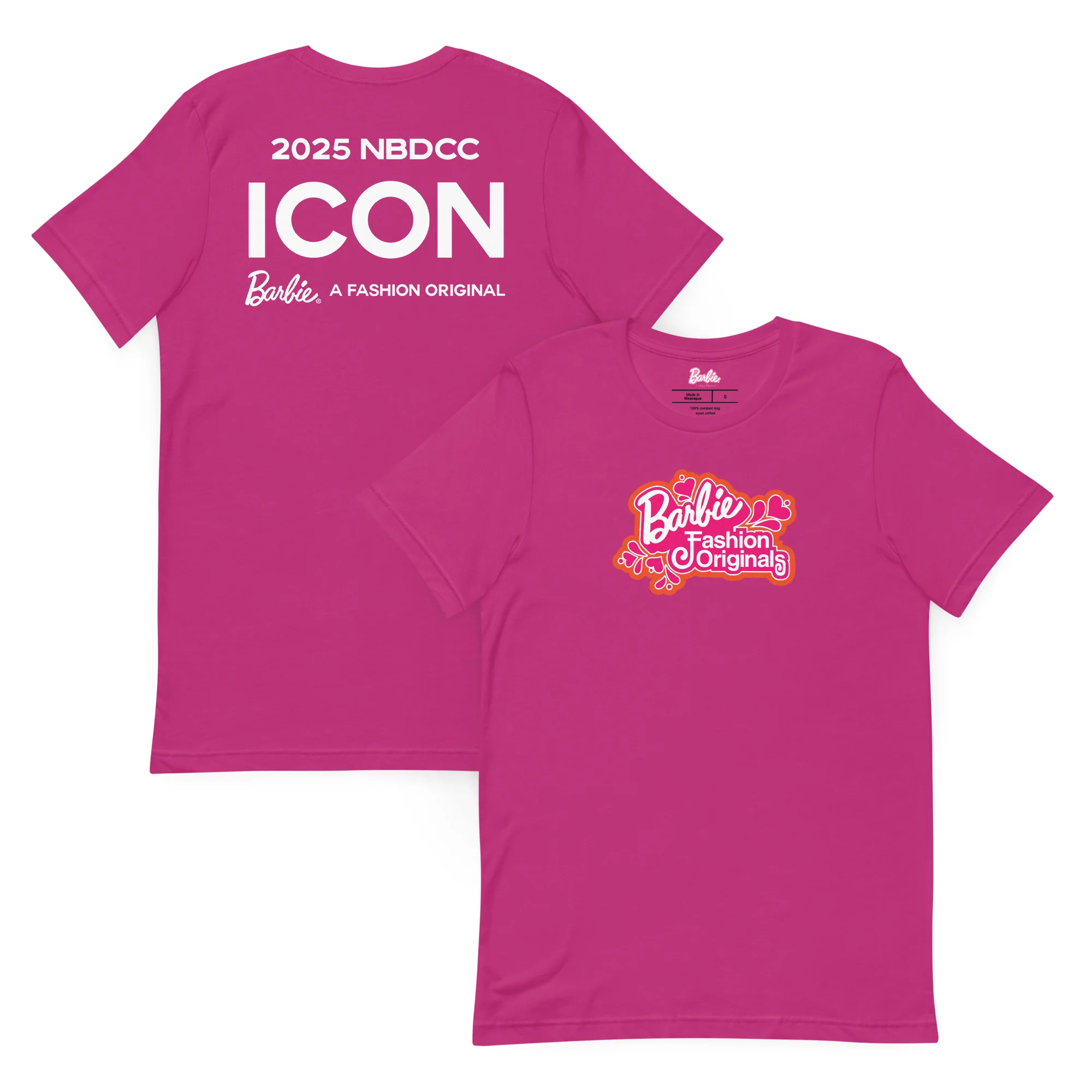 Mattel Creations Barbie 2025 NBDCC Icon Pink T-Shirt