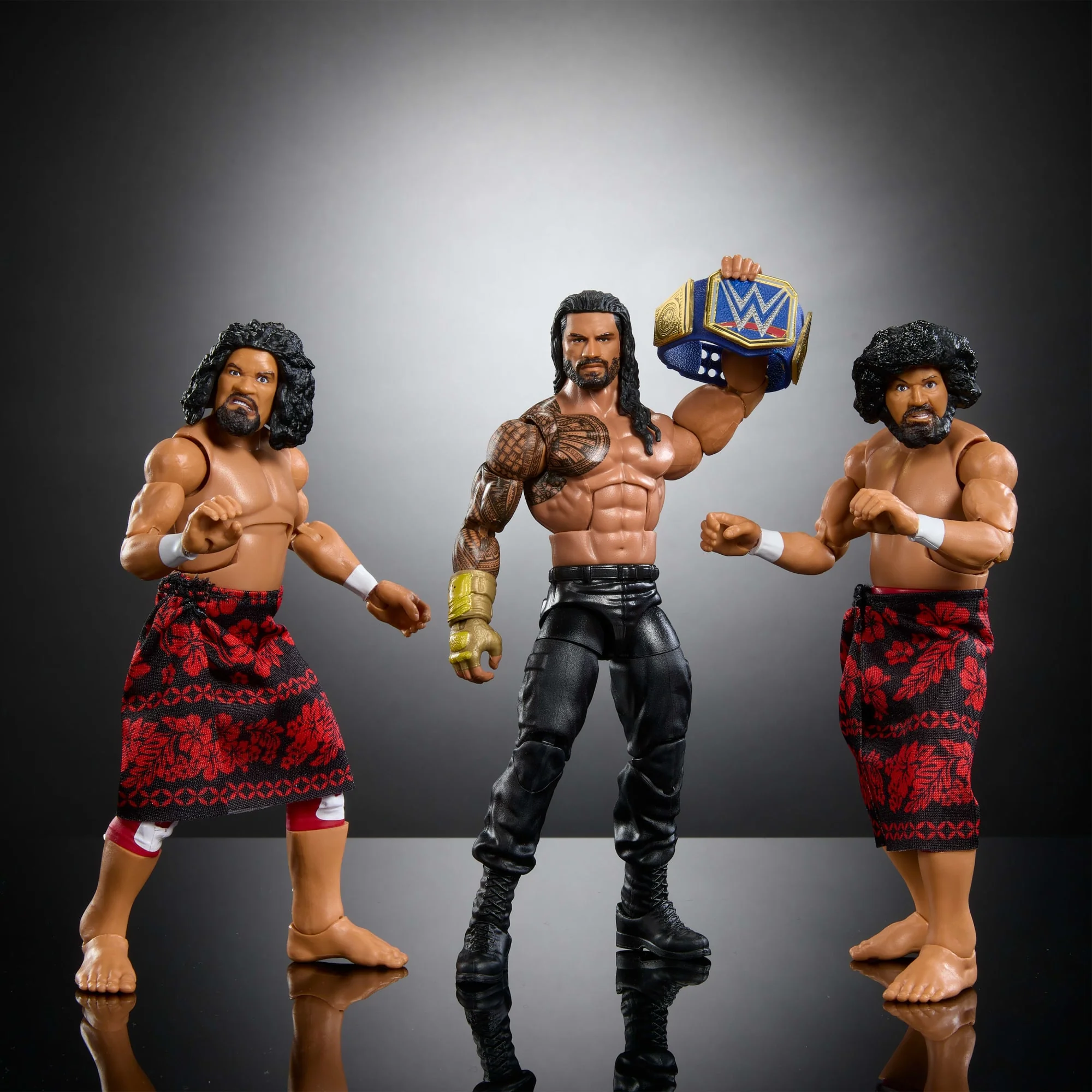 Mattel Creations WWE Elite Samoan Dynasty Pack of 3 Action Figures
