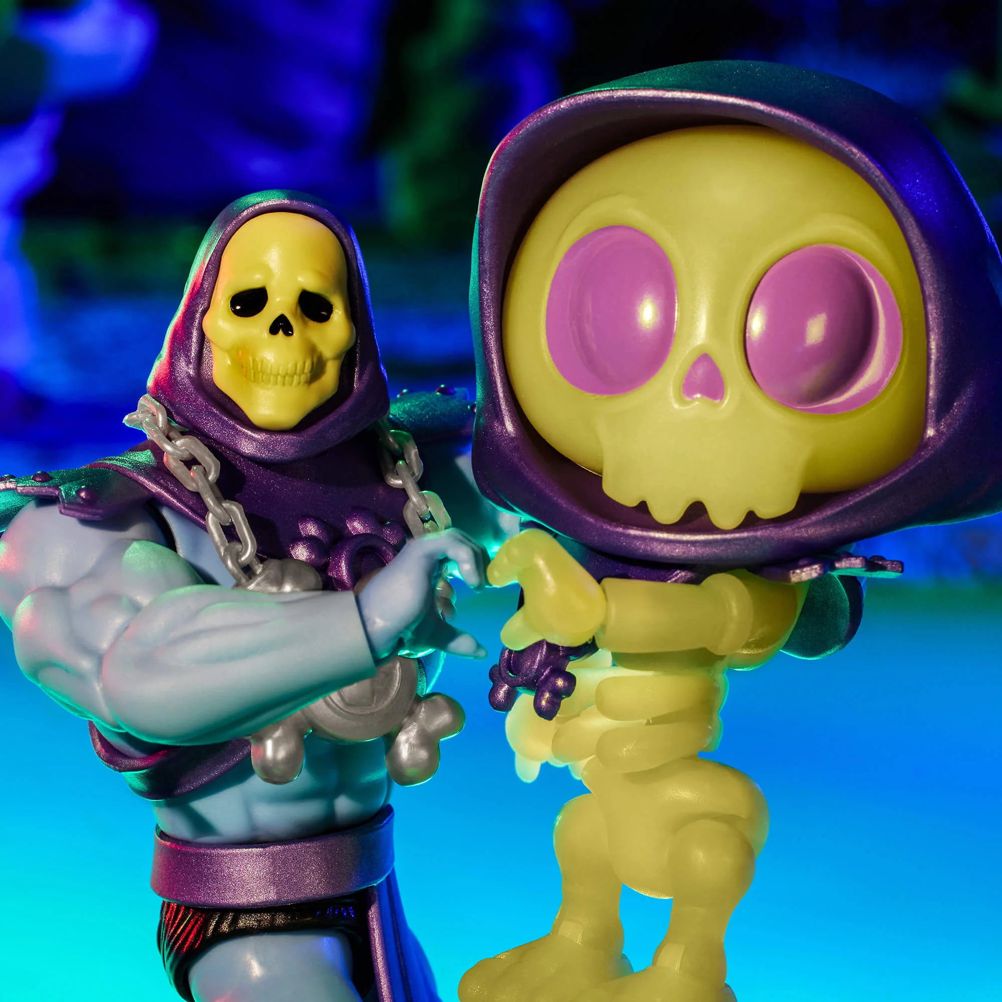 Mattel Creations Masters of the Universe Skeletor x VeeFriends Skilled Skeleton 2-Pack