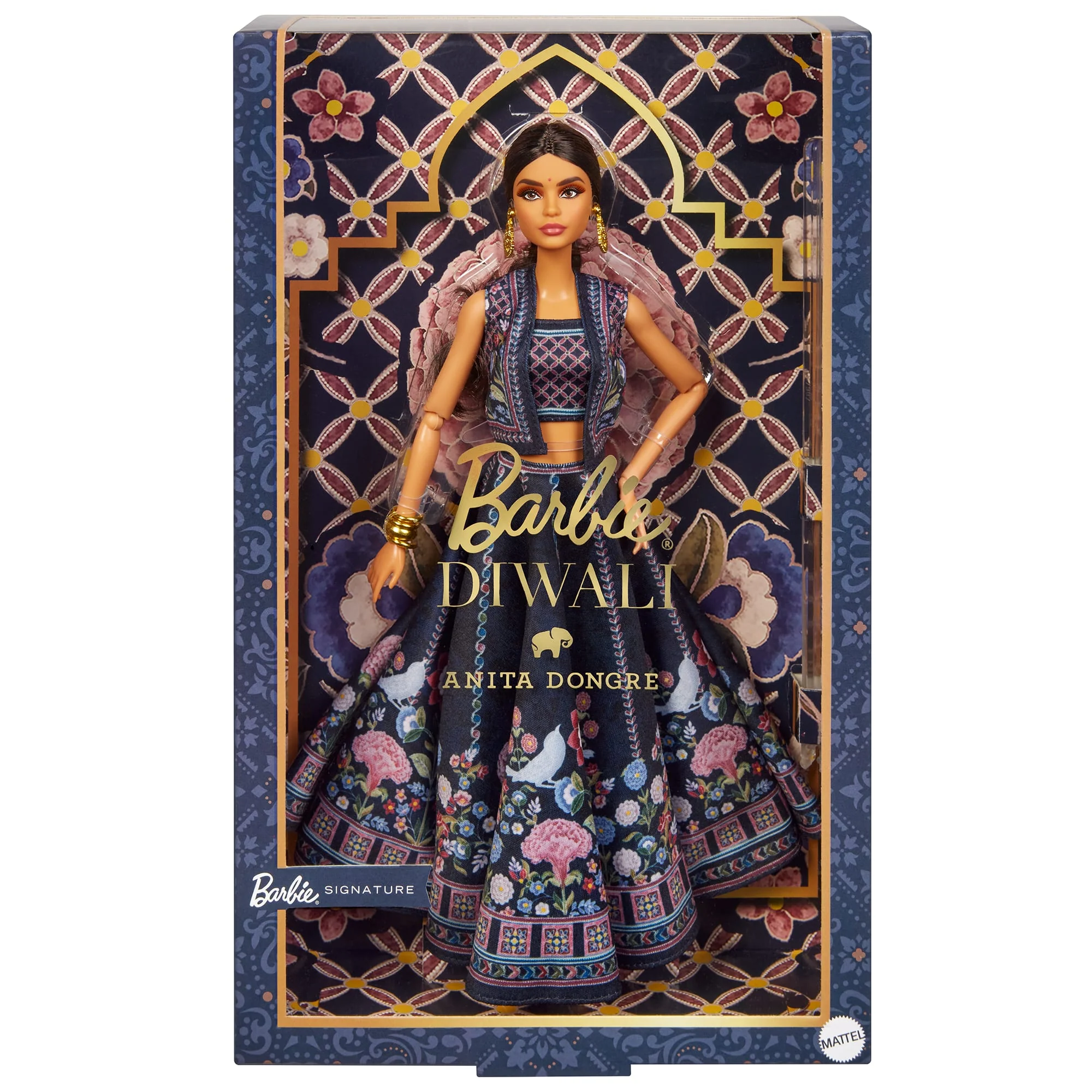 Mattel Creations Diwali Barbie Doll by Anita Dongre