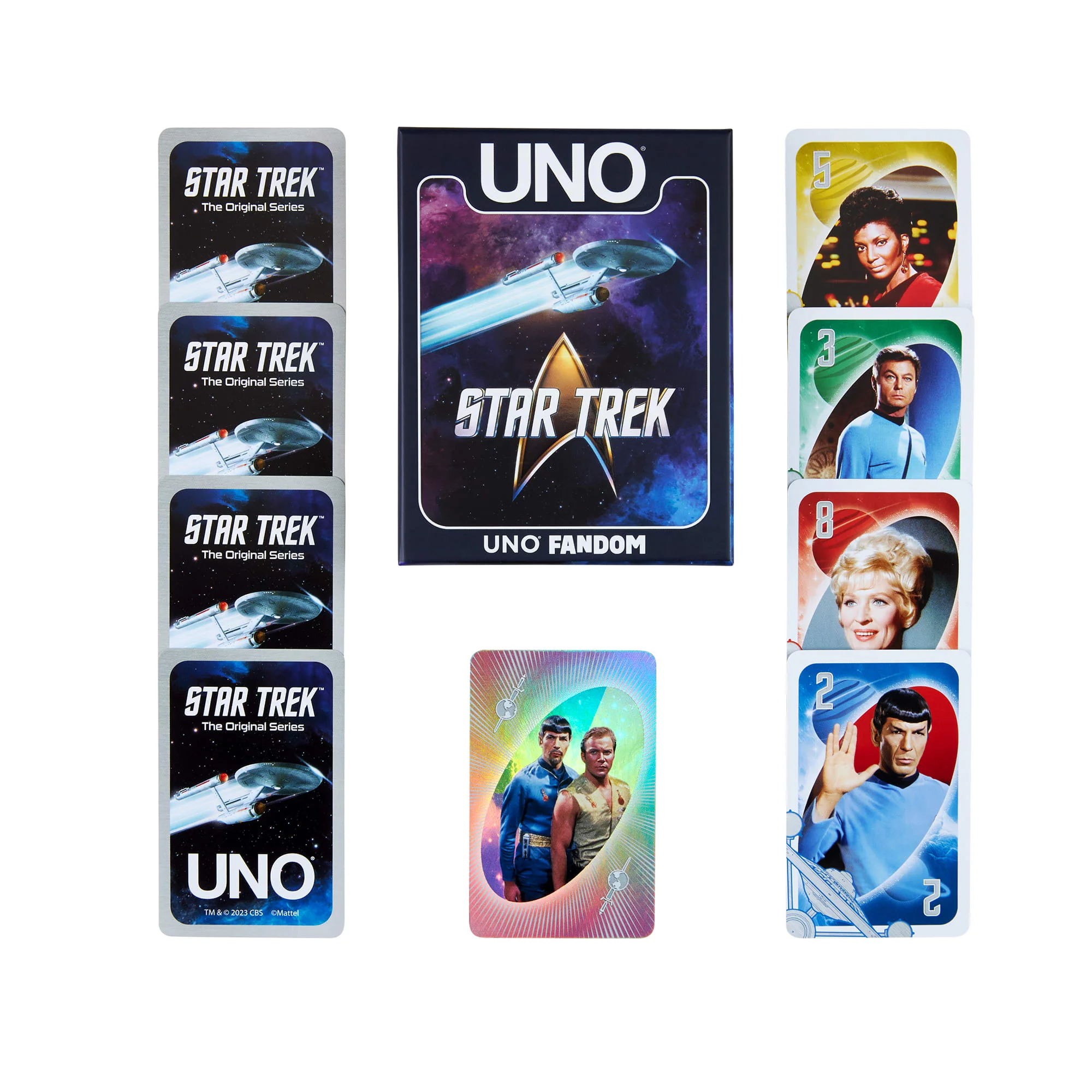 Mattel Creations UNO Fandom Star Trek: The Original Series Game Deck