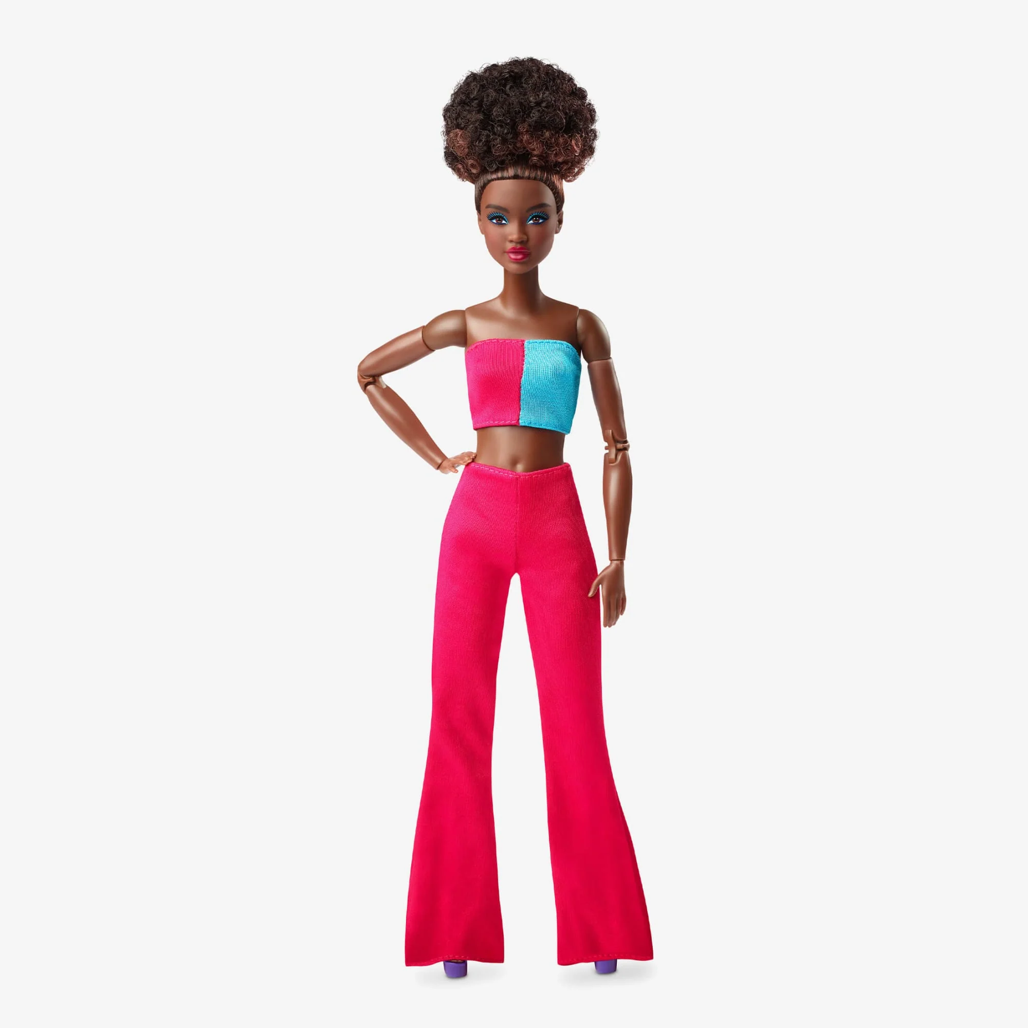 Mattel Creations Barbie Looks Doll (Original, Curly Black Hair)