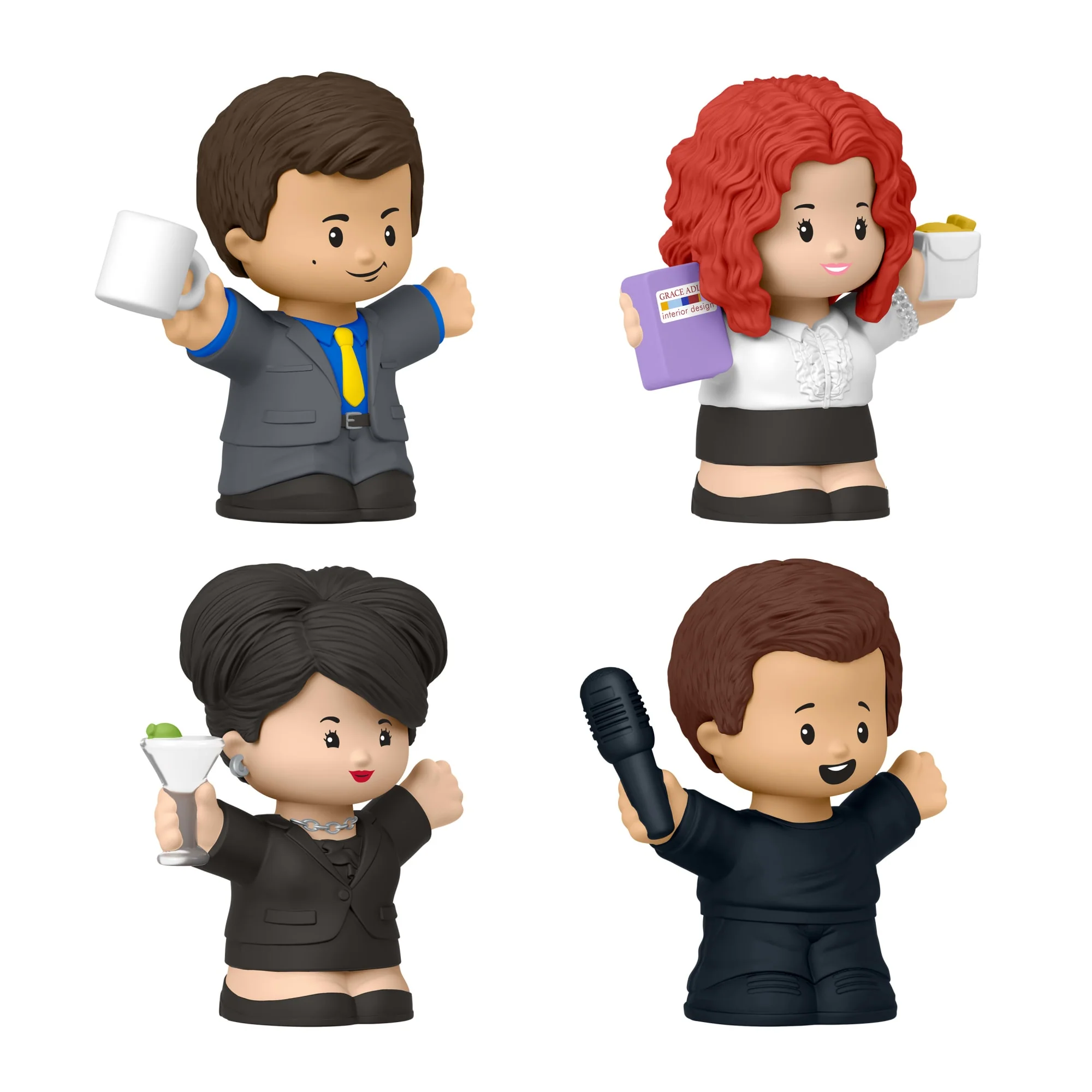 Mattel Creations Little People Collector Will and Grace TV Series Special Edition Set