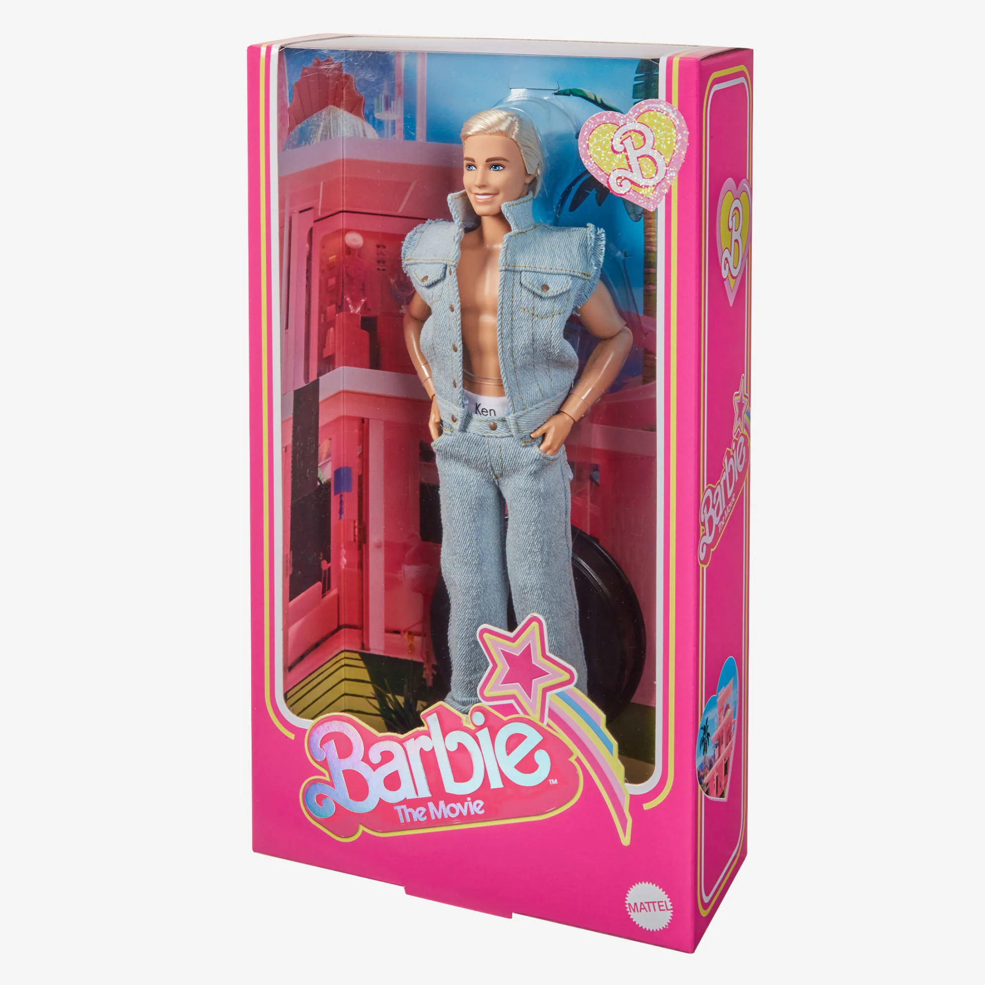 Mattel Creations Ken Doll Wearing Denim Matching Set – Barbie The Movie