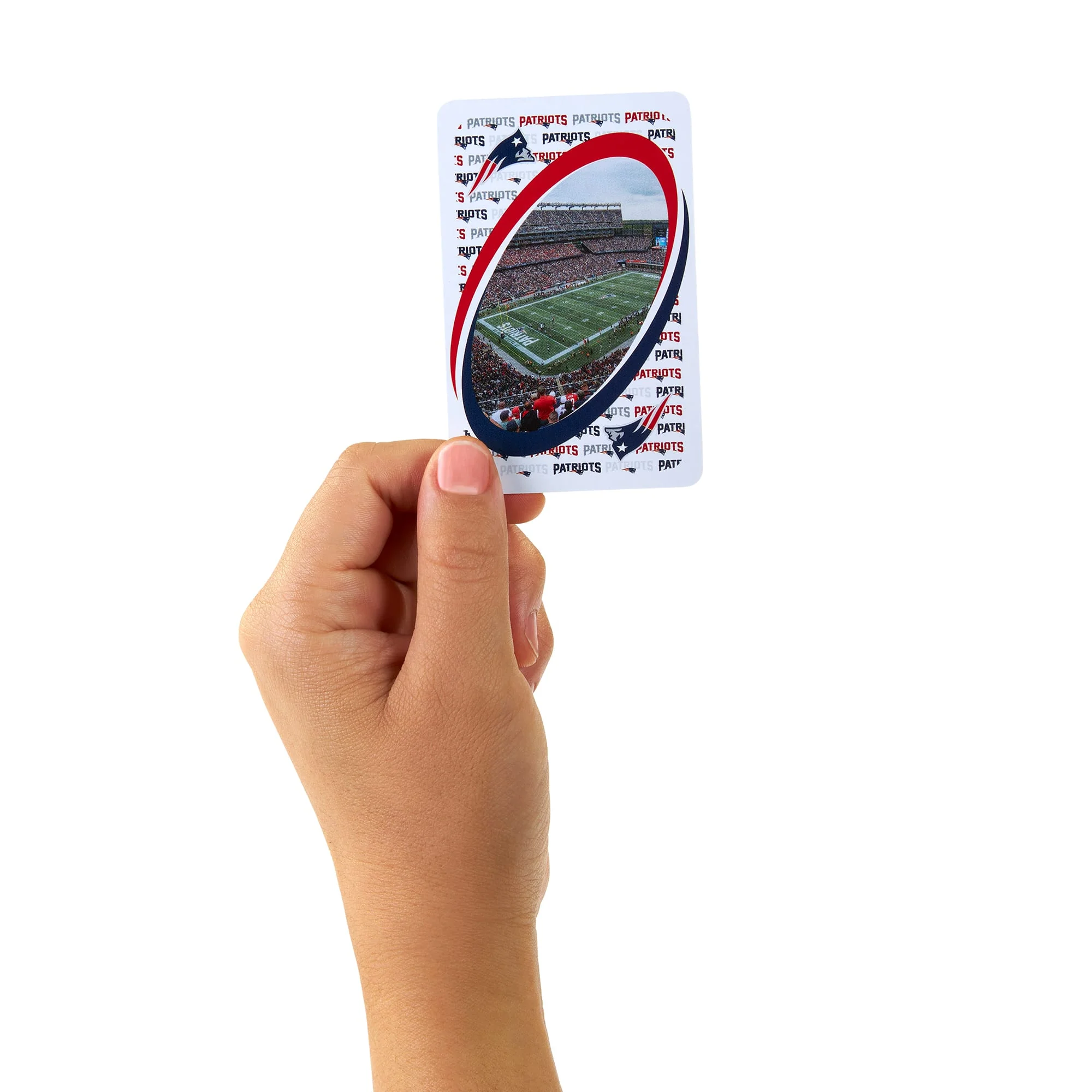 Mattel Creations UNO Fandom NFL New England Patriots Game Deck