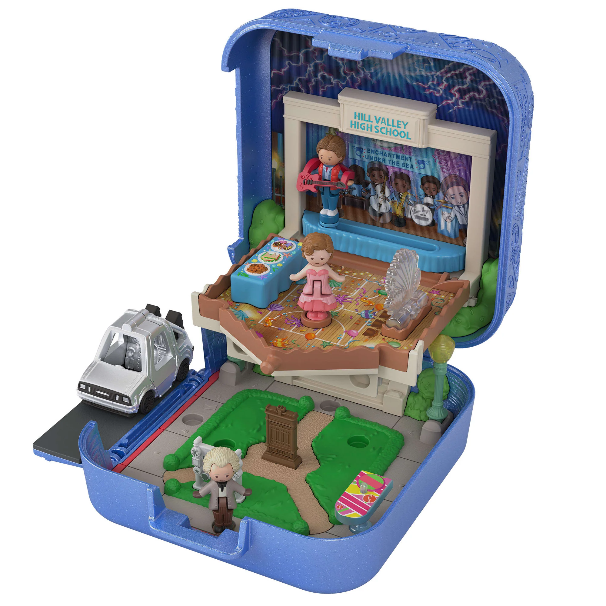 Mattel Creations Polly Pocket Back to the Future Compact