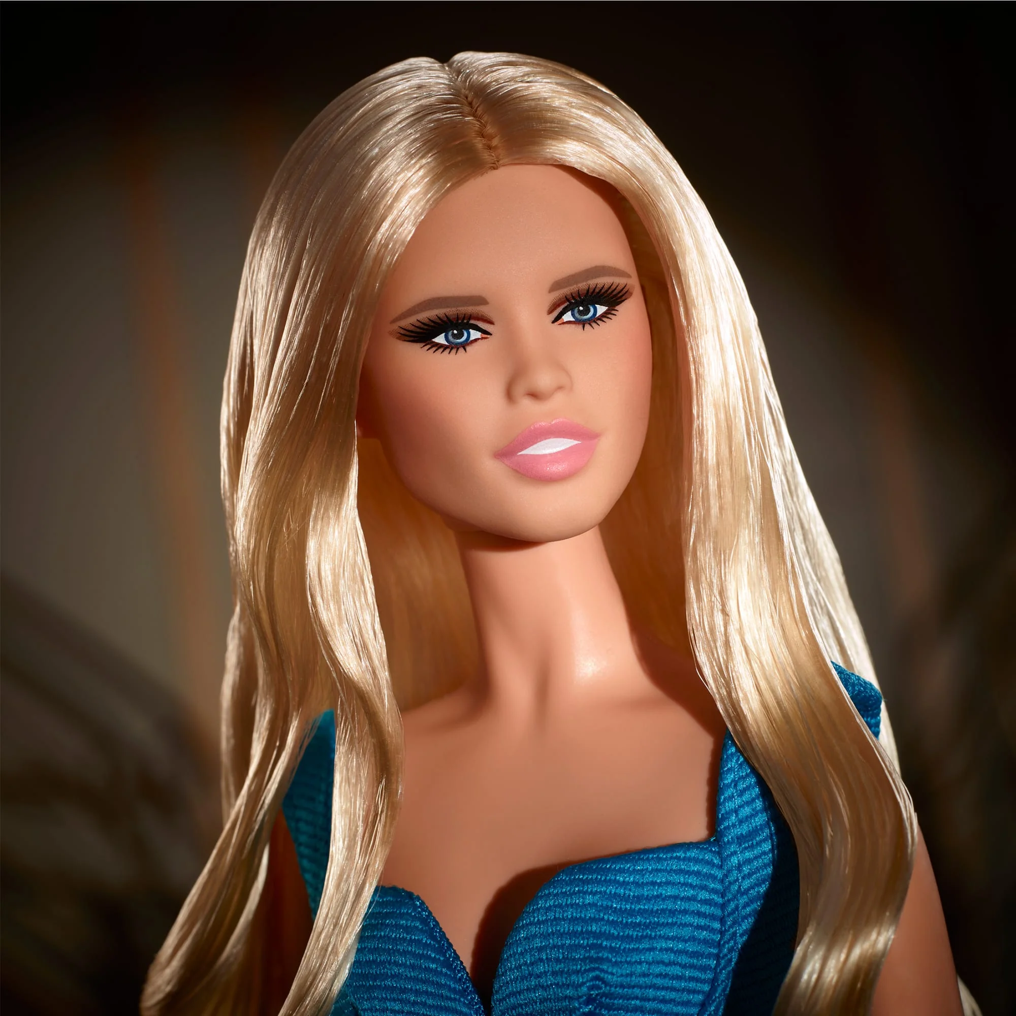 Mattel Creations Barbie Supermodel Claudia Schiffer Doll in Versace Gown