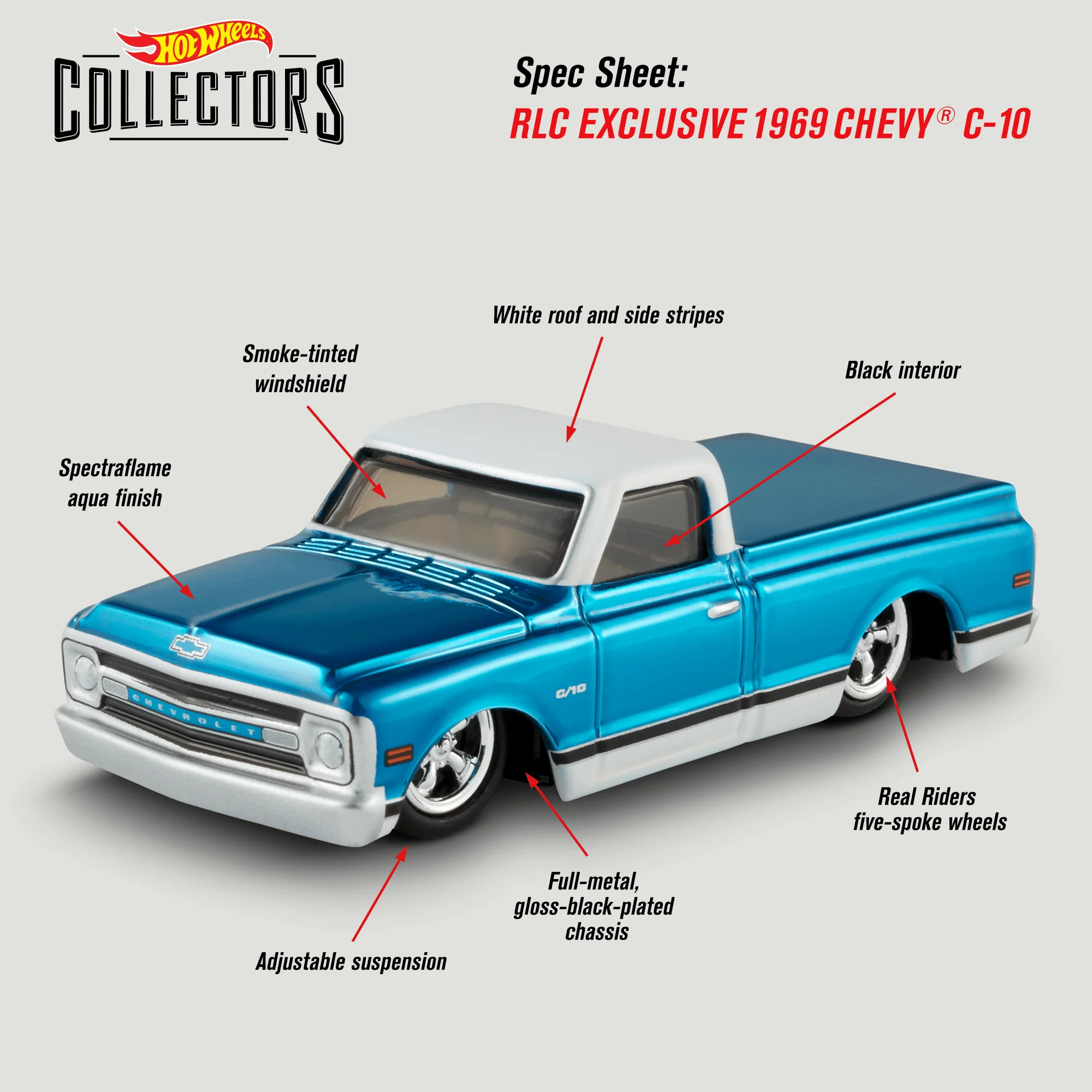 Mattel Creations RLC Exclusive 1969 Chevy C-10