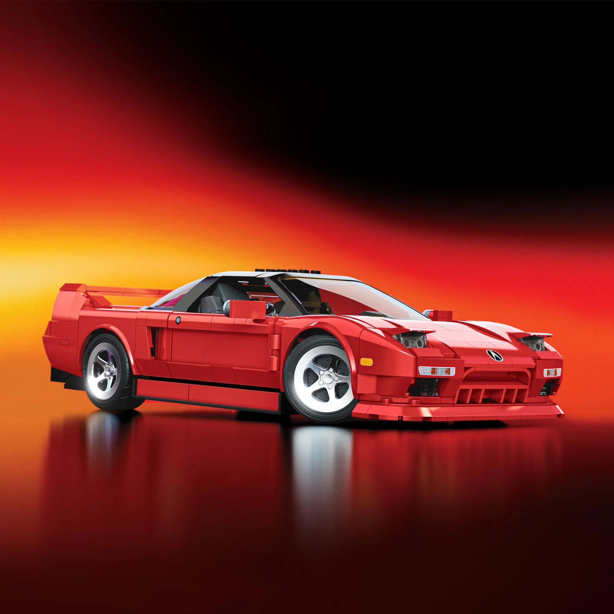 Mattel Creations Mattel Brick Shop Hot Wheels '90 Acura NSX Building Set