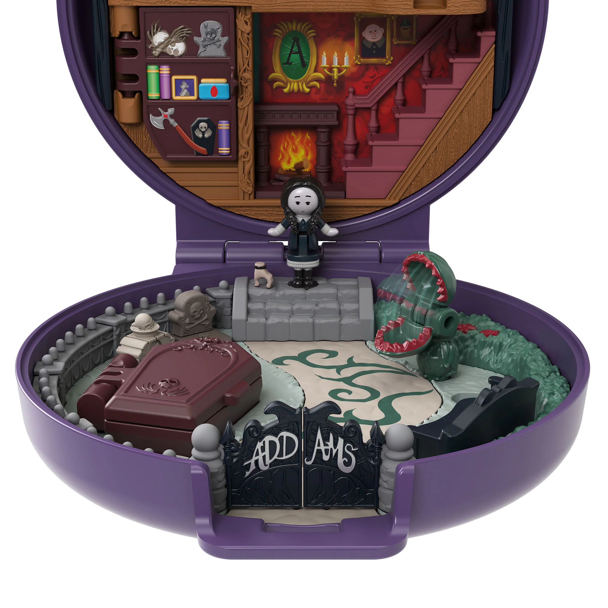 Mattel Creations Polly Pocket Collector The Addams Family Compact