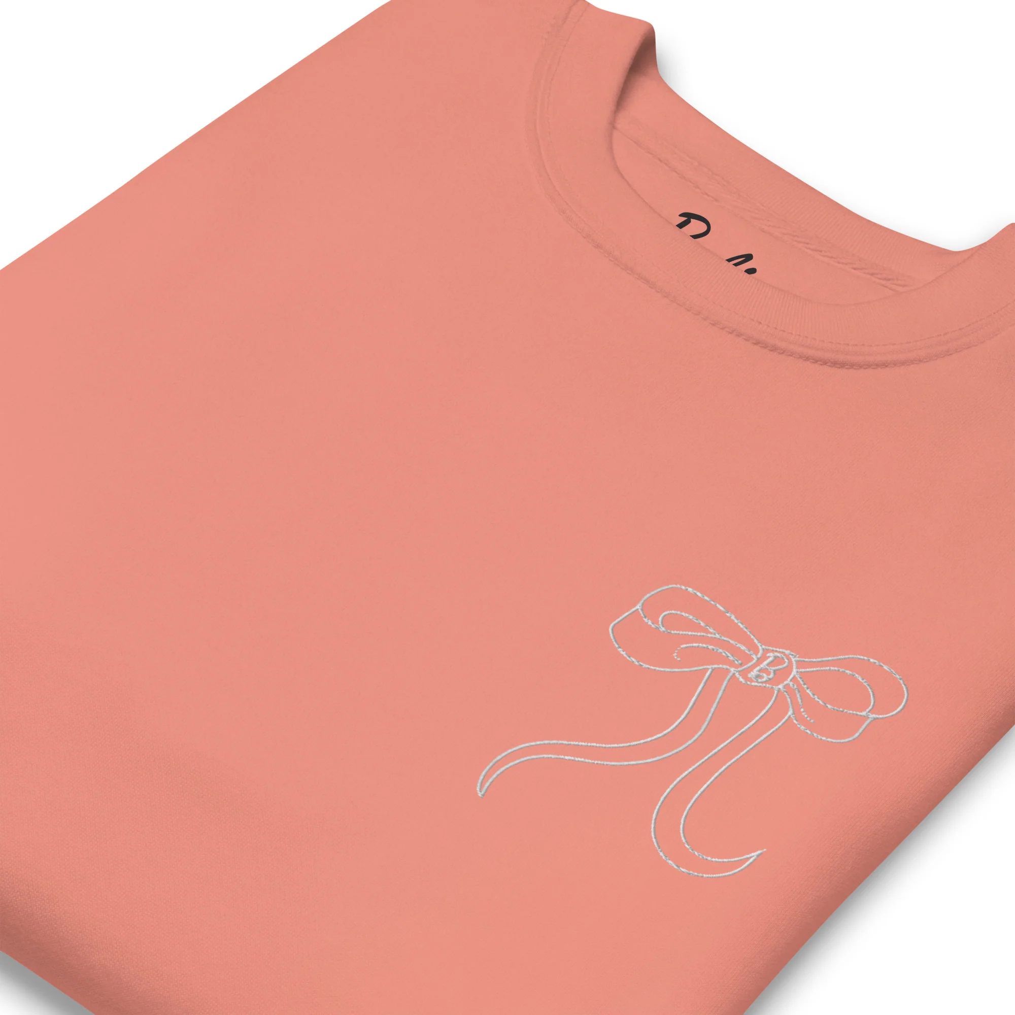 Mattel Creations Barbie Peaches 'n Cream Embroidered Peach Sweatshirt