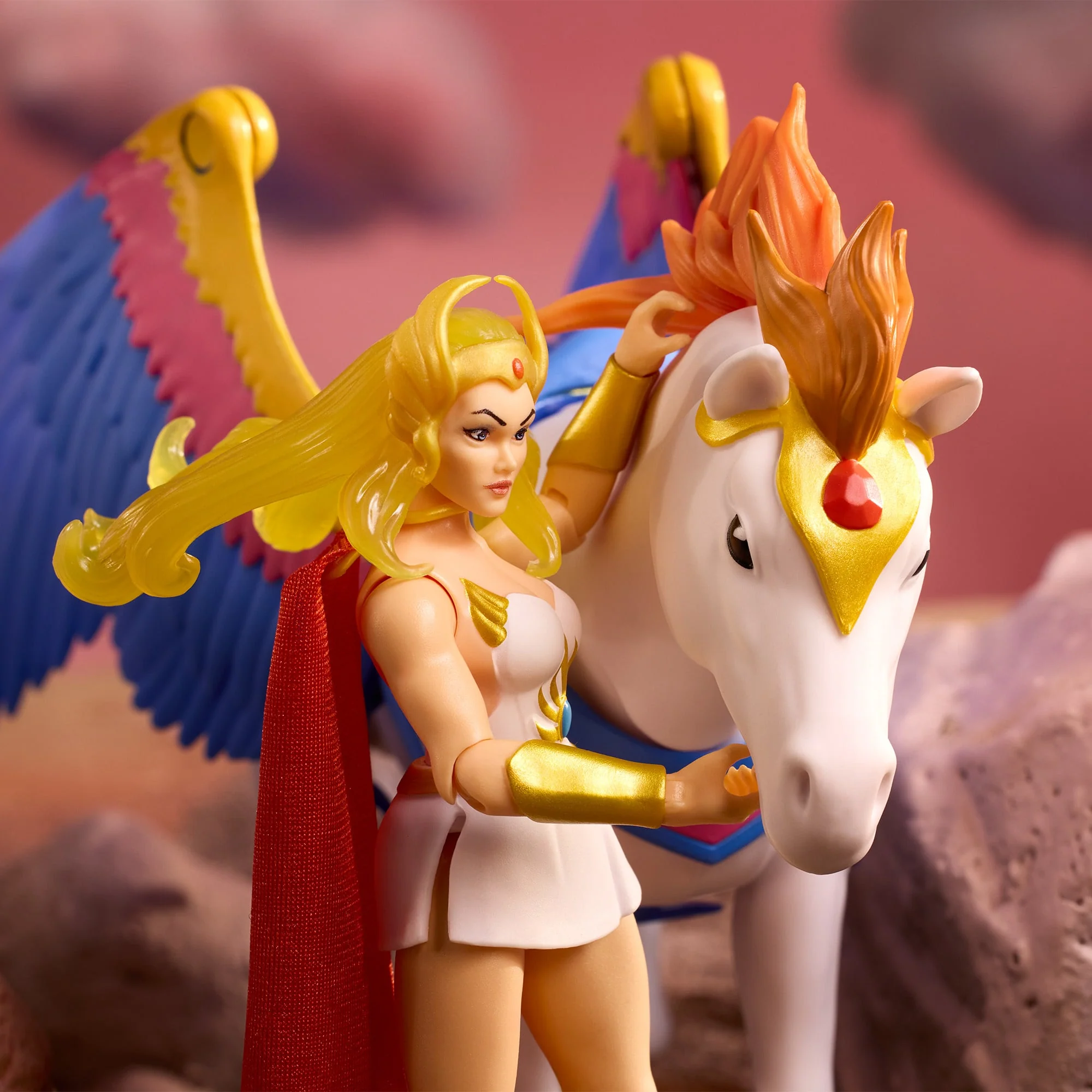 Mattel Creations Masters of the Universe Origins She-Ra and Swift Wind 2-Pack