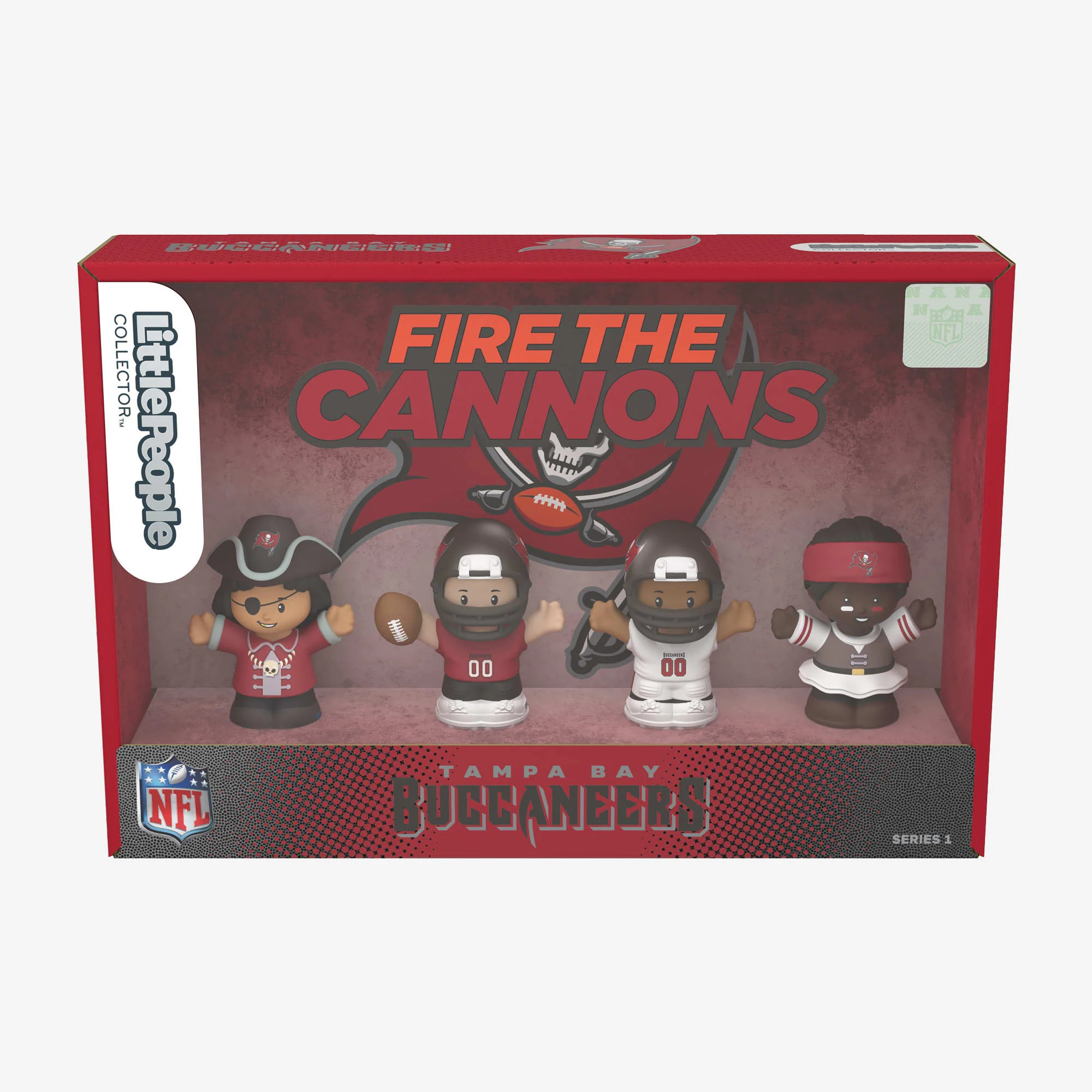 Mattel Creations Little People Collector x NFL Tampa Bay Buccaneers Set