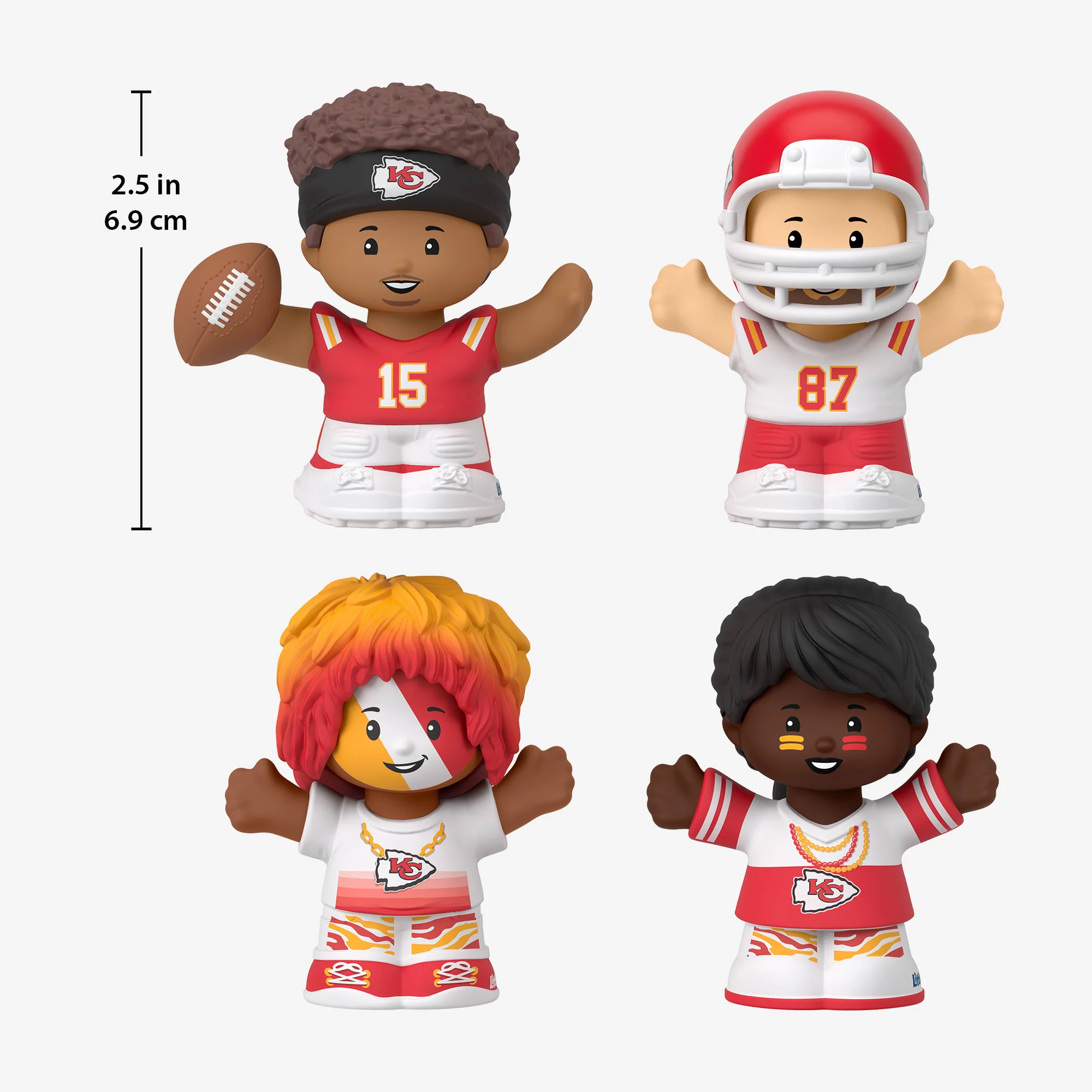 Mattel Creations Little People Collector x NFL Kansas City Chiefs Set