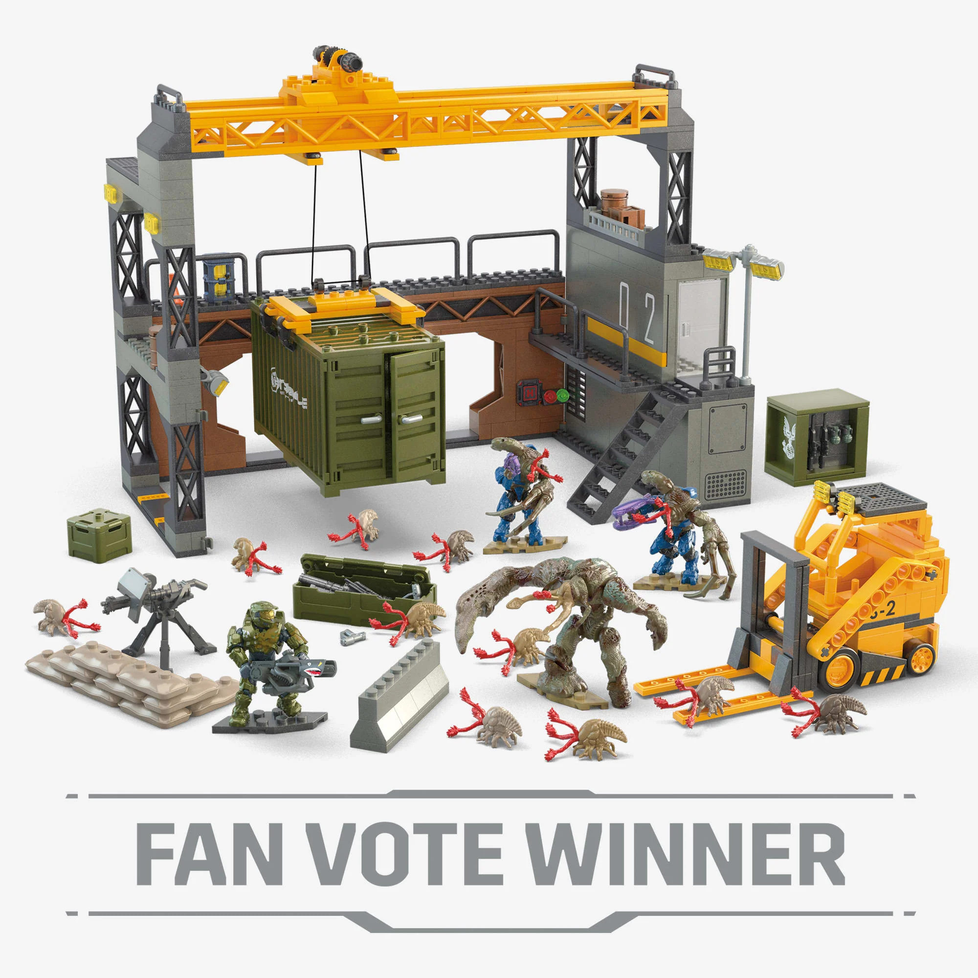 Mattel Creations MEGA Halo Floodgate Firefight Building Toy Kit