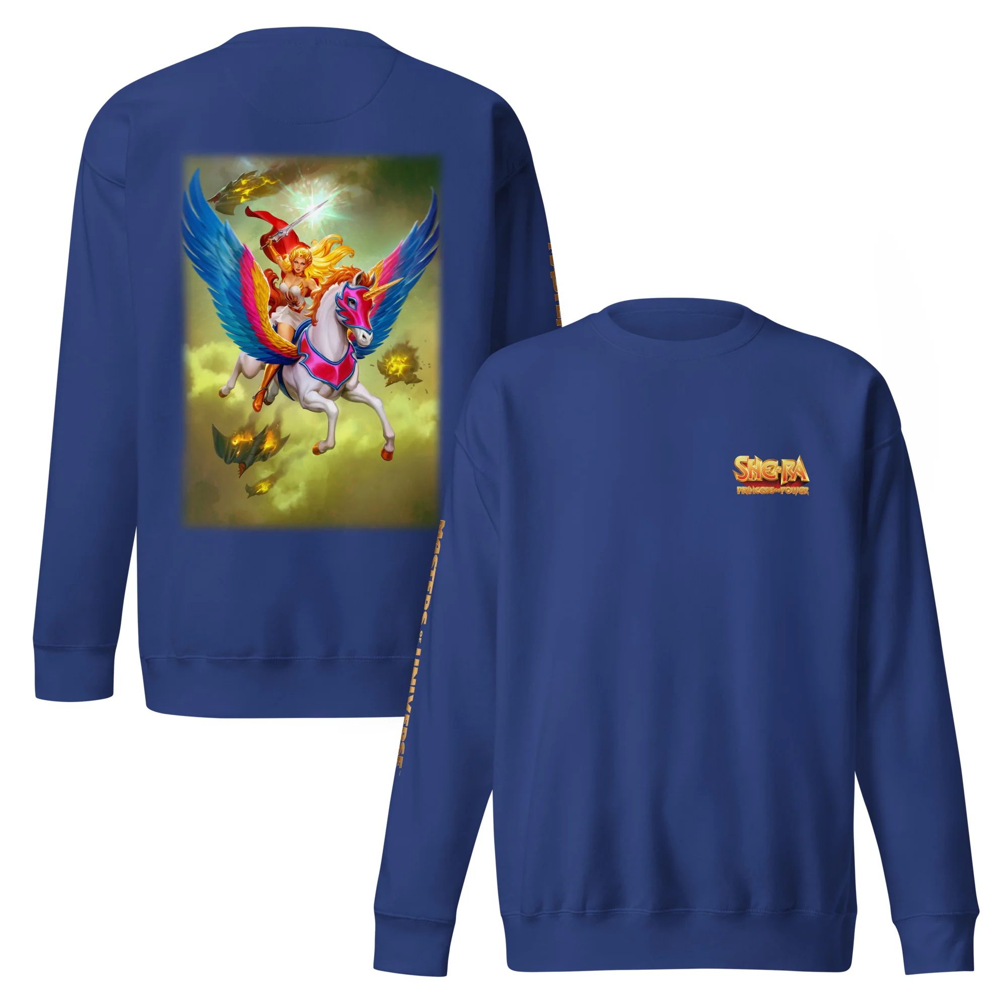 Mattel Creations Masters of the Universe She-Ra Blue Sweatshirt