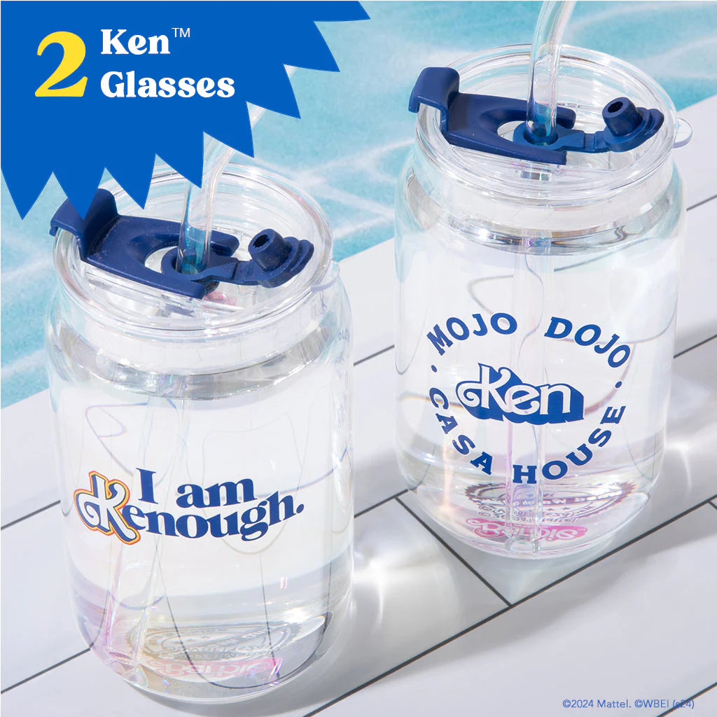 Mattel Creations Barbie™ the Movie X Dragon Glassware® I'm Just Ken™ Drinking Glasses