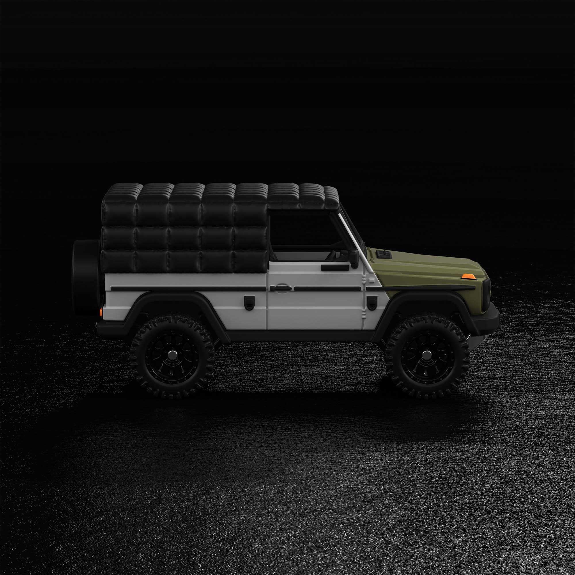 Mattel Creations Hot Wheels x Mercedes-Benz Project G-class Past II Future designed by NIGO