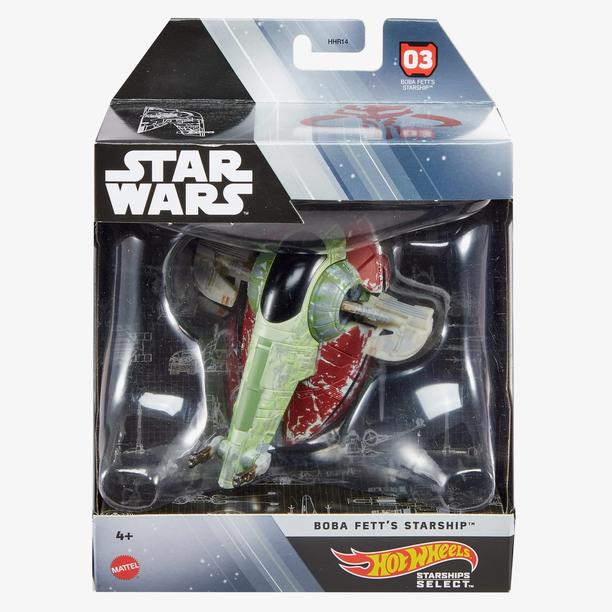 Mattel Creations Hot Wheels Star Wars Starships Select Boba Fett's Starship