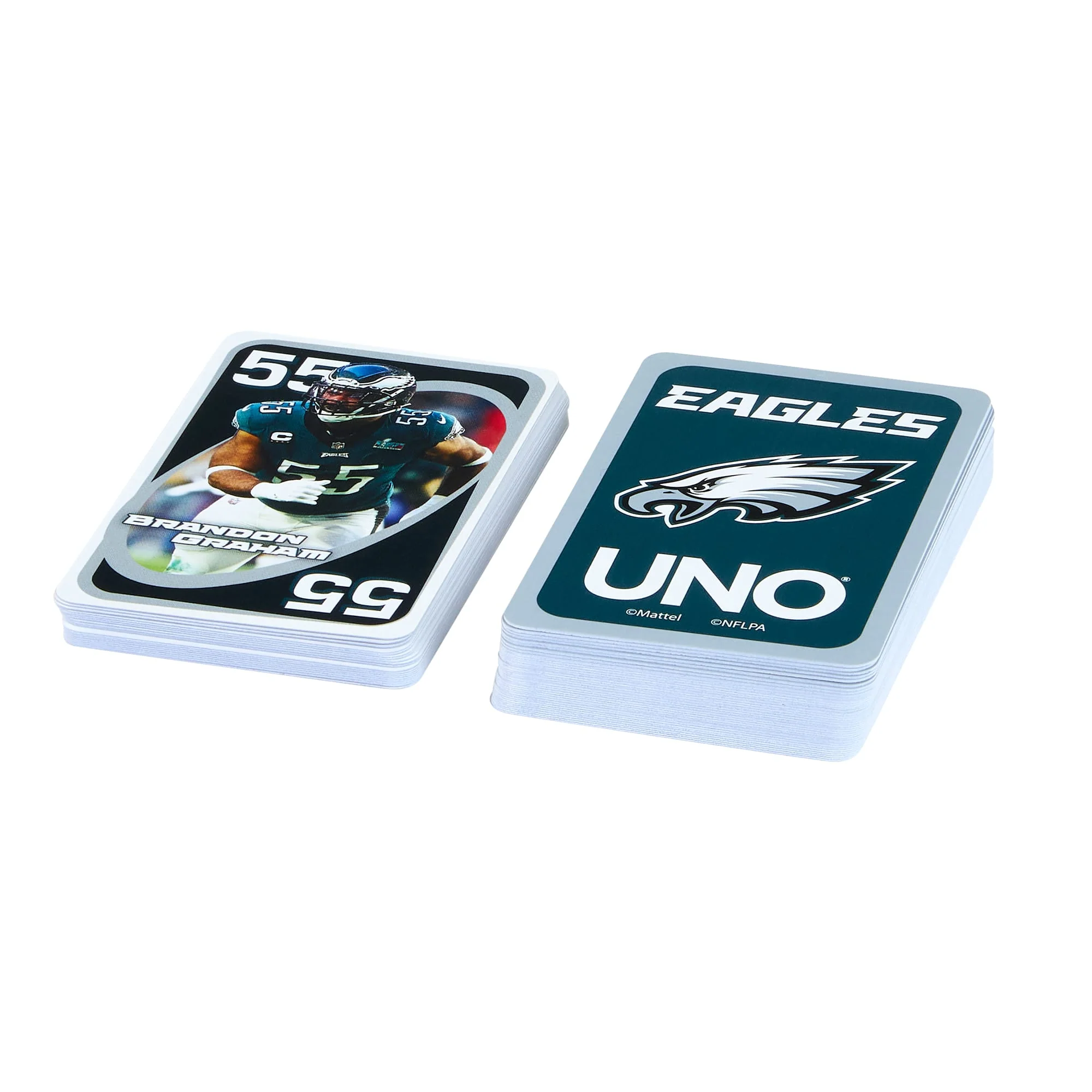 Mattel Creations UNO Fandom NFL Philadelphia Eagles Game Deck