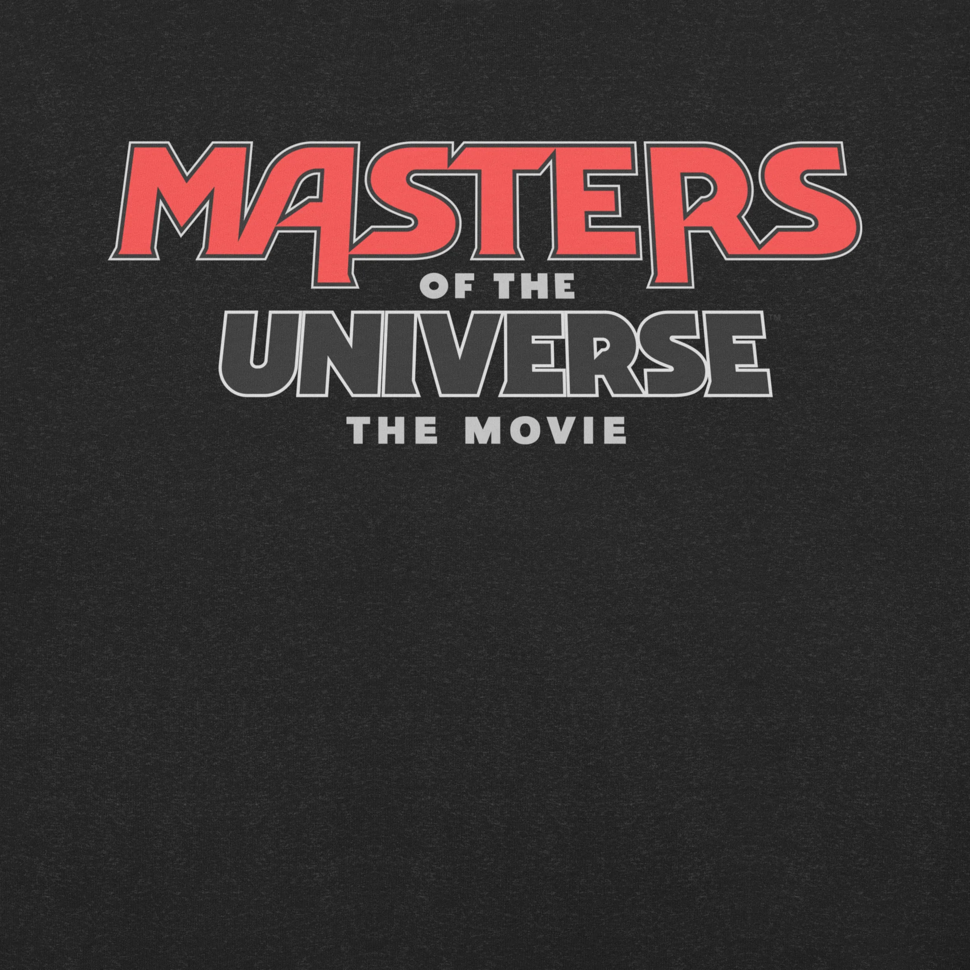 Mattel Creations Masters of the Universe The Movie Logo Black T-Shirt